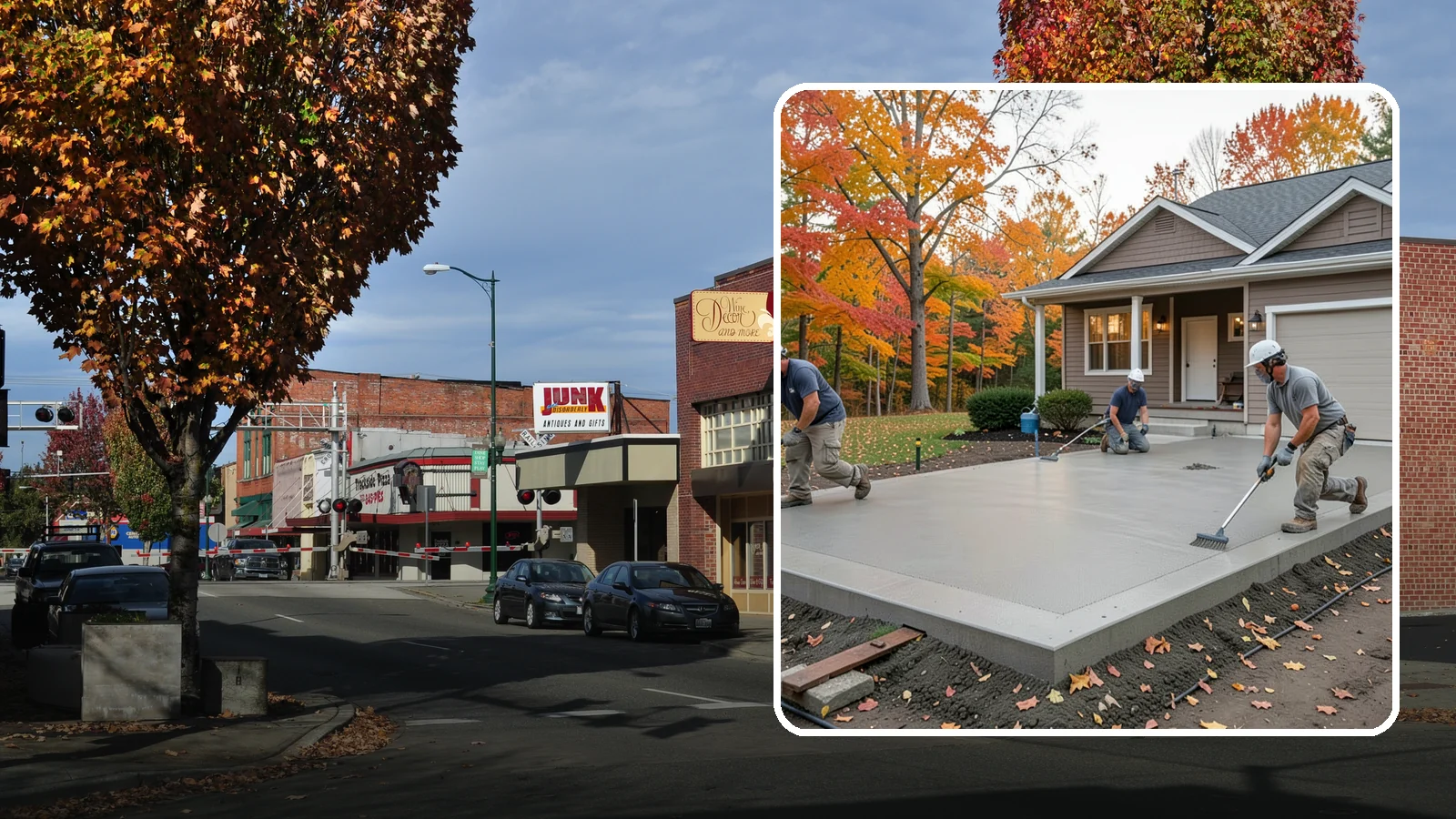 Concrete Pad Installation in Puyallup, Pierce County, WA - Level, load-rated pads for hot tubs, sheds, AC units, and RV parking that won't sink into wet soil.