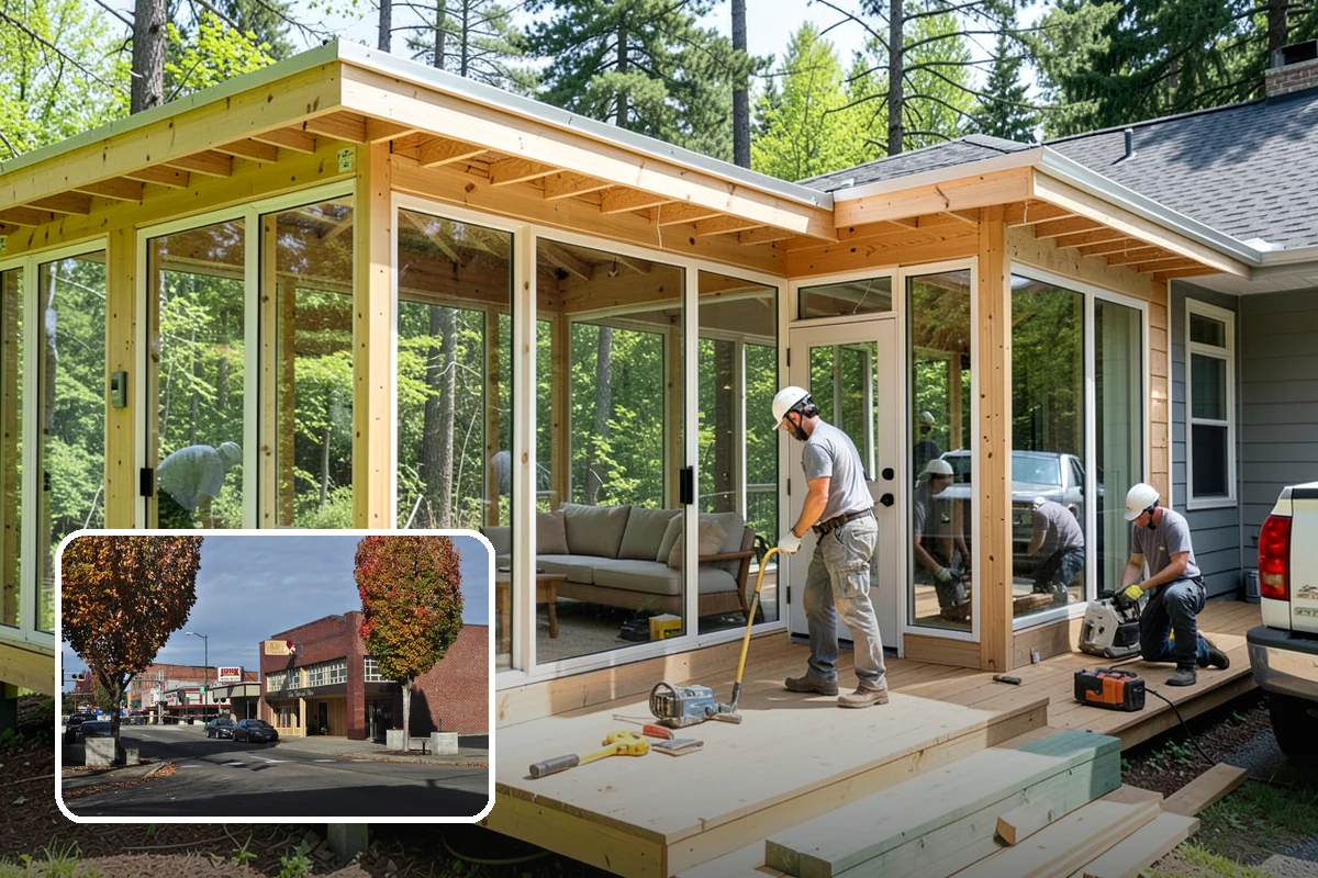 Concrete Pad Installation in Puyallup, Pierce County, WA - Load-matched thickness for the intended use