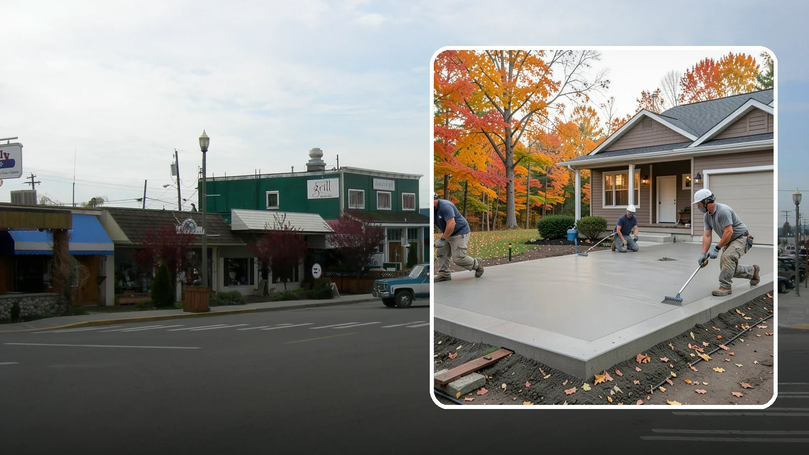 Concrete Pad Installation in Stanwood, Snohomish County, WA - Level, load-rated pads for hot tubs, sheds, AC units, and RV parking that won't sink into wet soil.