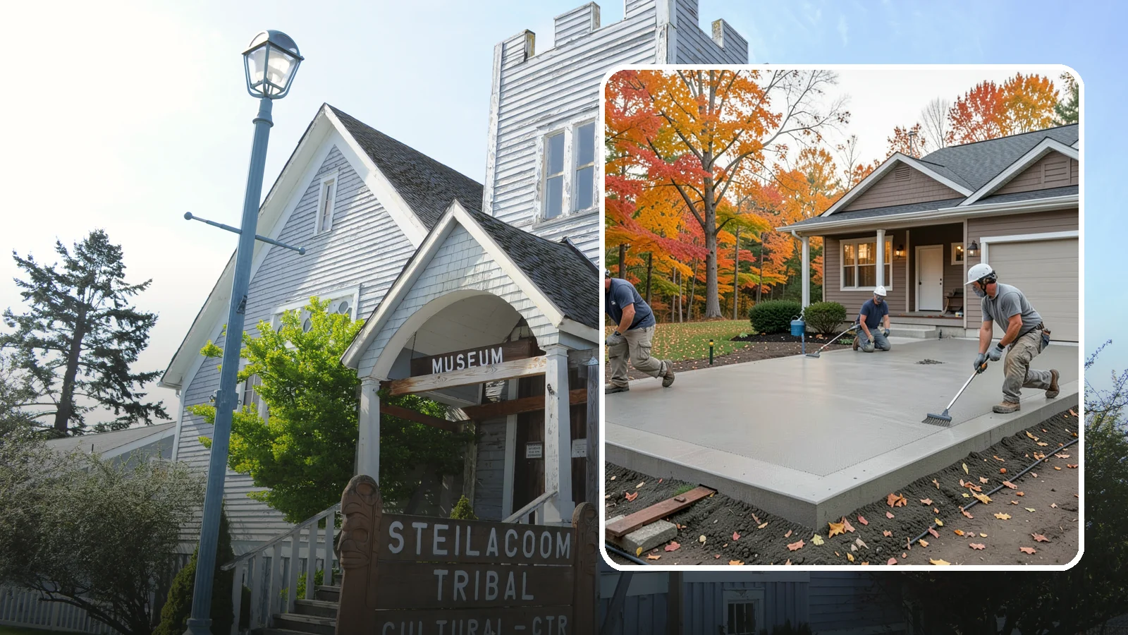 Concrete Pad Installation in Steilacoom, Pierce County, WA - Level, load-rated pads for hot tubs, sheds, AC units, and RV parking that won't sink into wet soil.