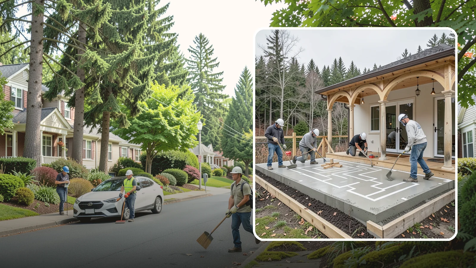 Concrete Patio Installation in Beaux Arts Village, King County, WA - Concrete patio installation that delivers a durable, low-maintenance foundation for outdoor living.