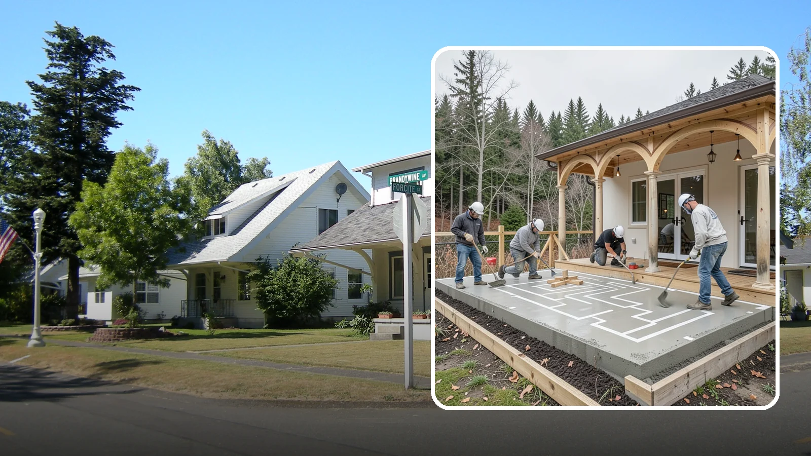 Concrete Patio Installation in DuPont, Pierce County, WA - Concrete patio installation that delivers a durable, low-maintenance foundation for outdoor living.