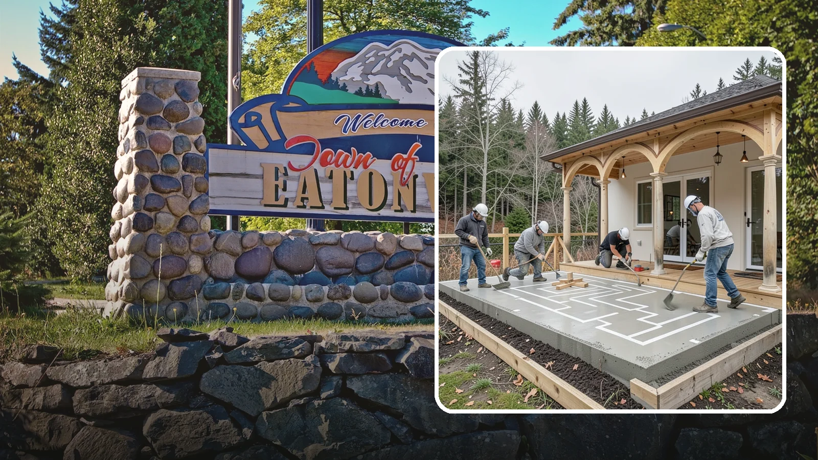 Concrete Patio Installation in Eatonville, Pierce County, WA - Concrete patio installation that delivers a durable, low-maintenance foundation for outdoor living.