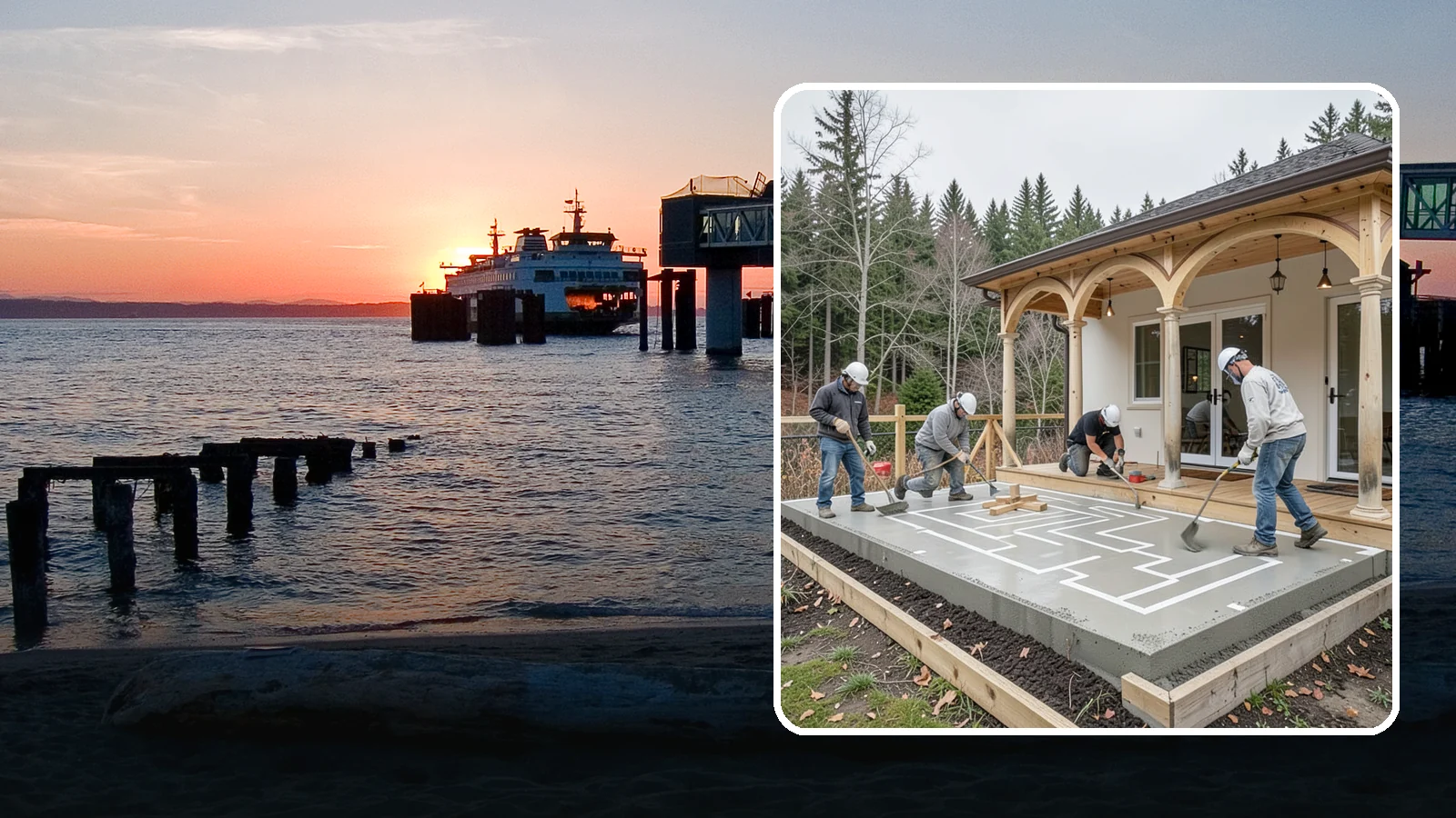 Concrete Patio Installation in Edmonds, Snohomish County, WA - Concrete patio installation that delivers a durable, low-maintenance foundation for outdoor living.