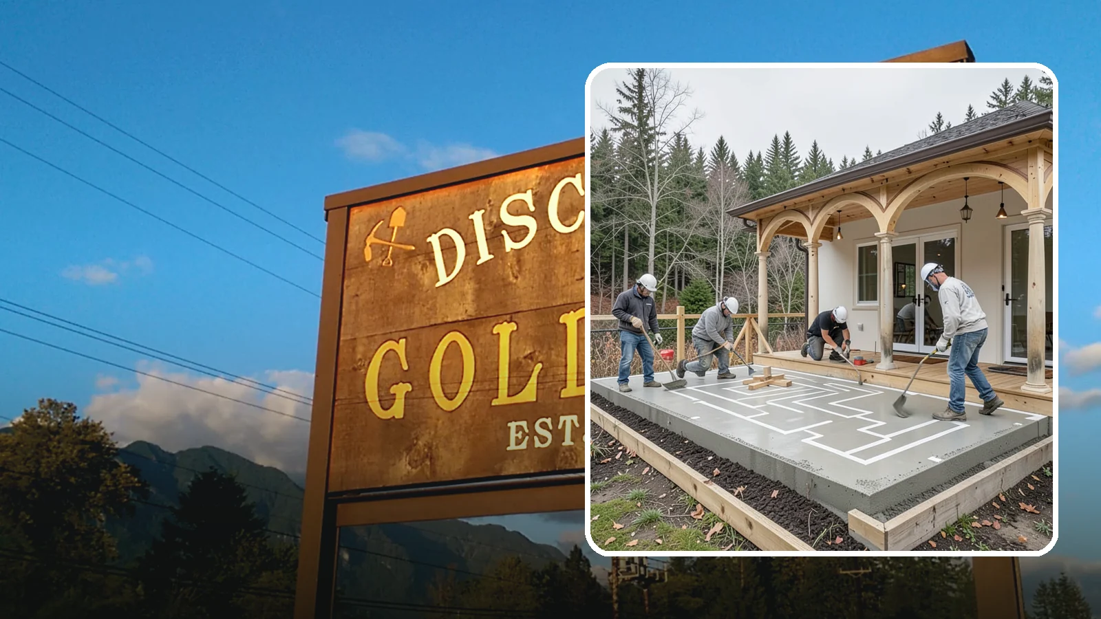 Concrete Patio Installation in Gold Bar, Snohomish County, WA - Concrete patio installation that delivers a durable, low-maintenance foundation for outdoor living.