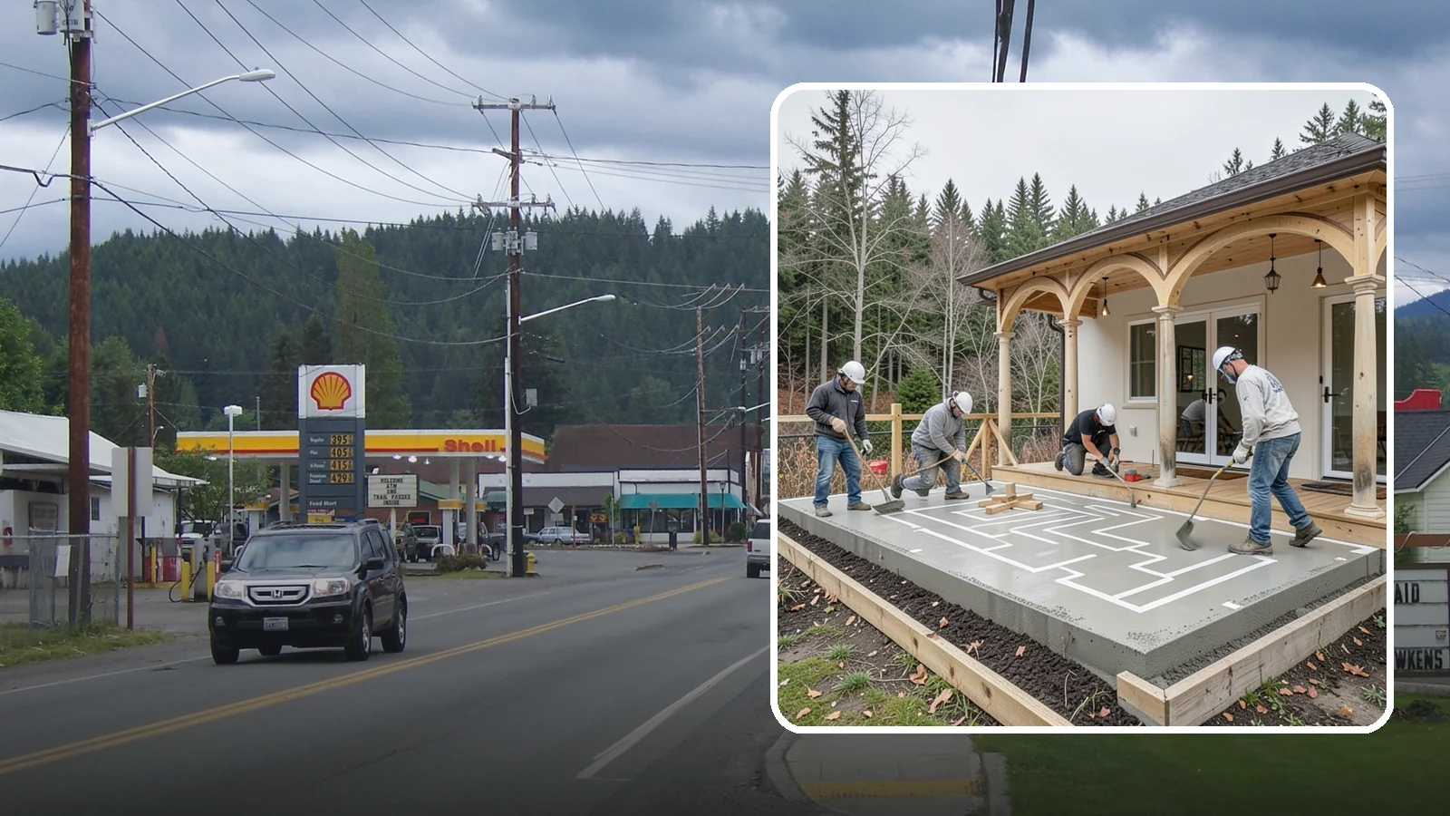 Concrete Patio Installation in Granite Falls, Snohomish County, WA - Concrete patio installation that delivers a durable, low-maintenance foundation for outdoor living.