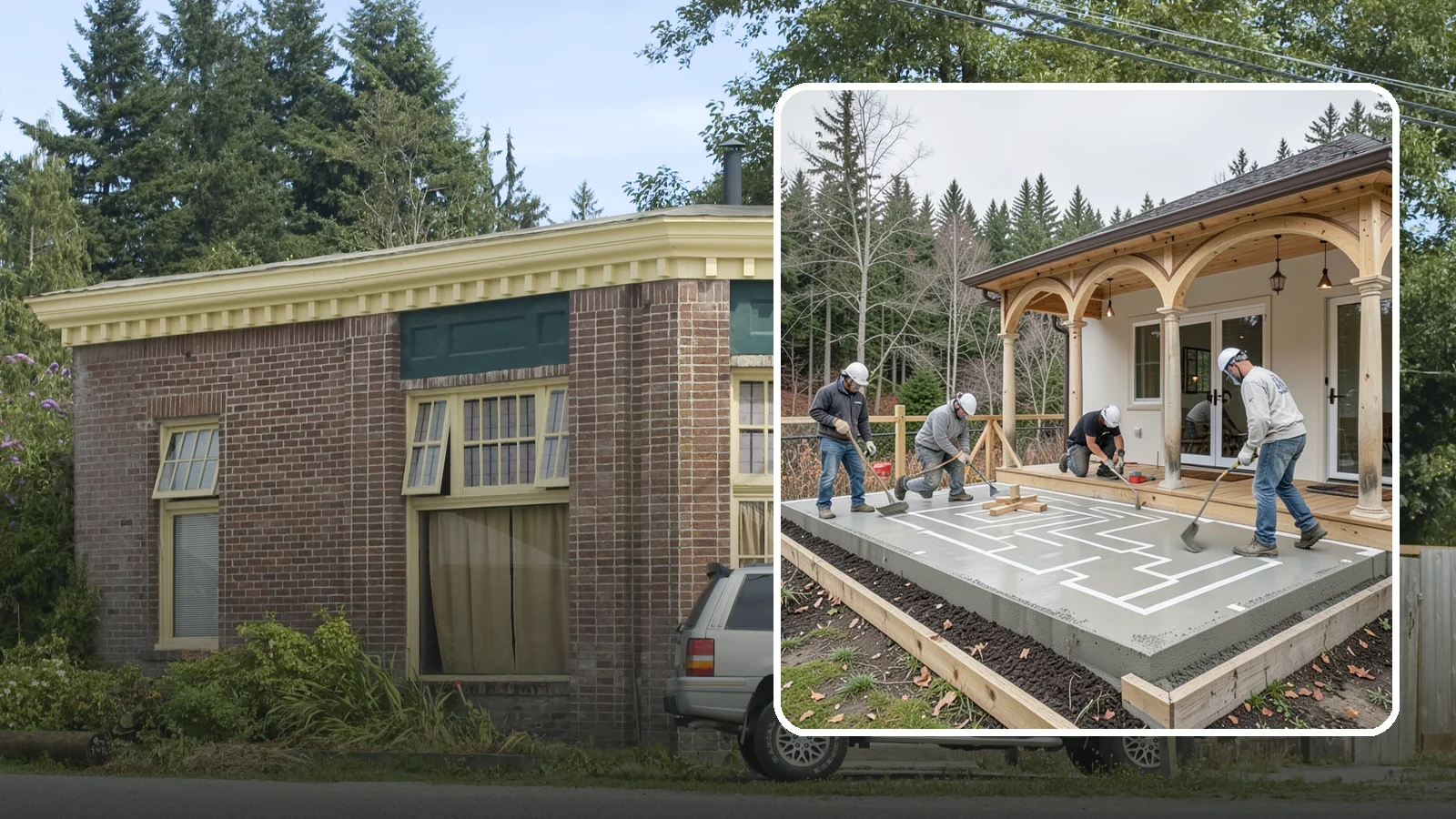 Concrete Patio Installation in Hamilton, Skagit County, WA - Concrete patio installation that delivers a durable, low-maintenance foundation for outdoor living.