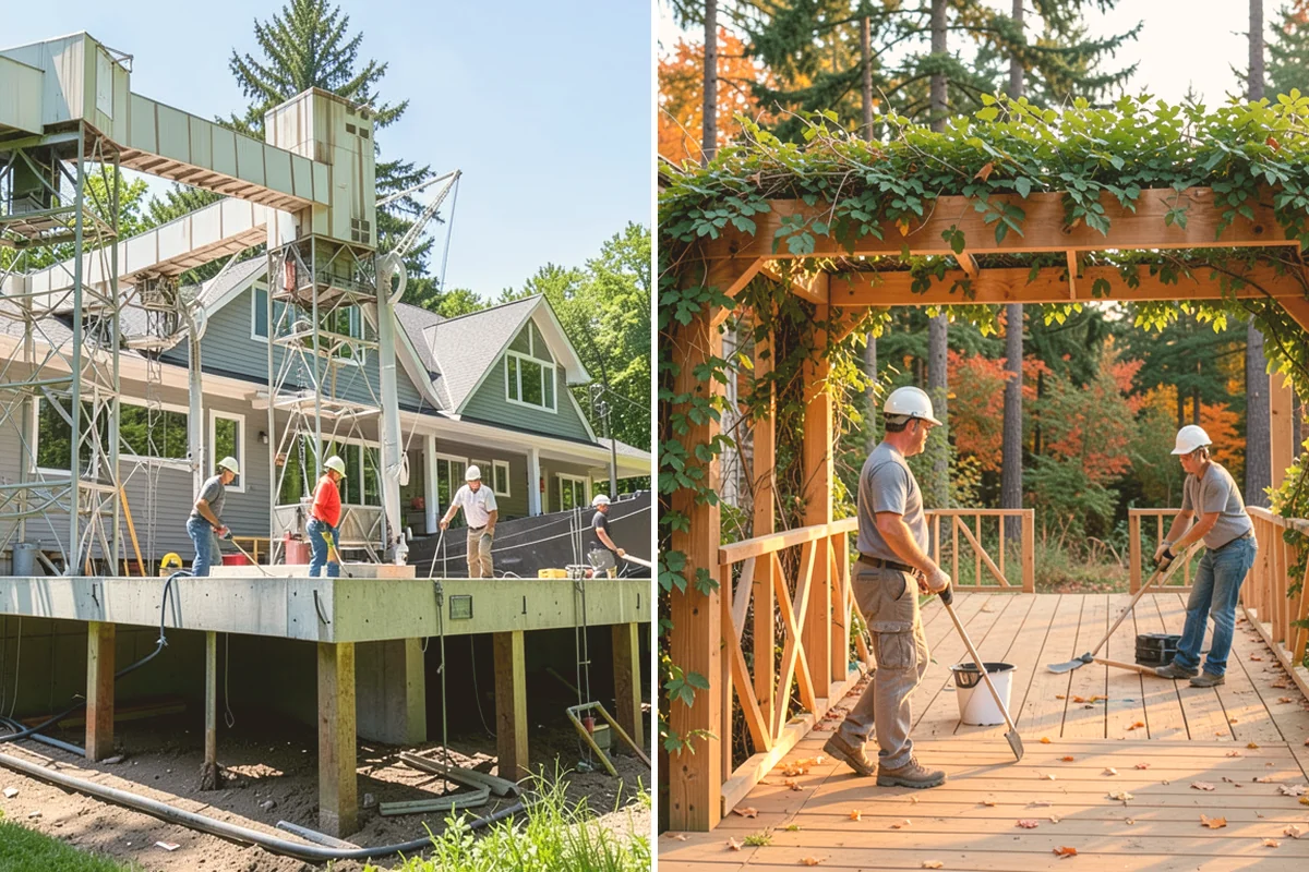 Concrete Patio Installation in Index, Snohomish County, WA - Excavate and compact a well-drained base