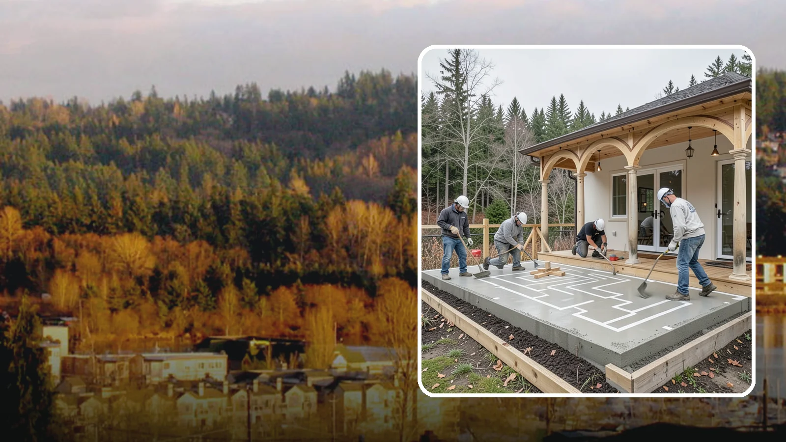Concrete Patio Installation in Kenmore, King County, WA - Concrete patio installation that delivers a durable, low-maintenance foundation for outdoor living.