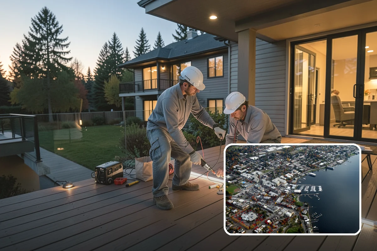 Concrete Patio Installation in Kirkland, King County, WA - Durable, long-lasting hardscape surface
