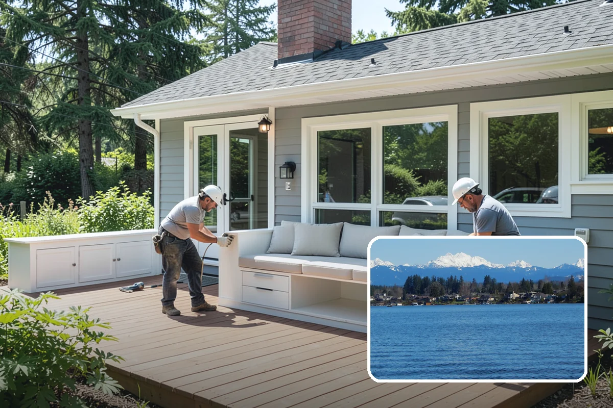 Concrete Patio Installation in Lake Stevens, Snohomish County, WA - Durable, long-lasting hardscape surface