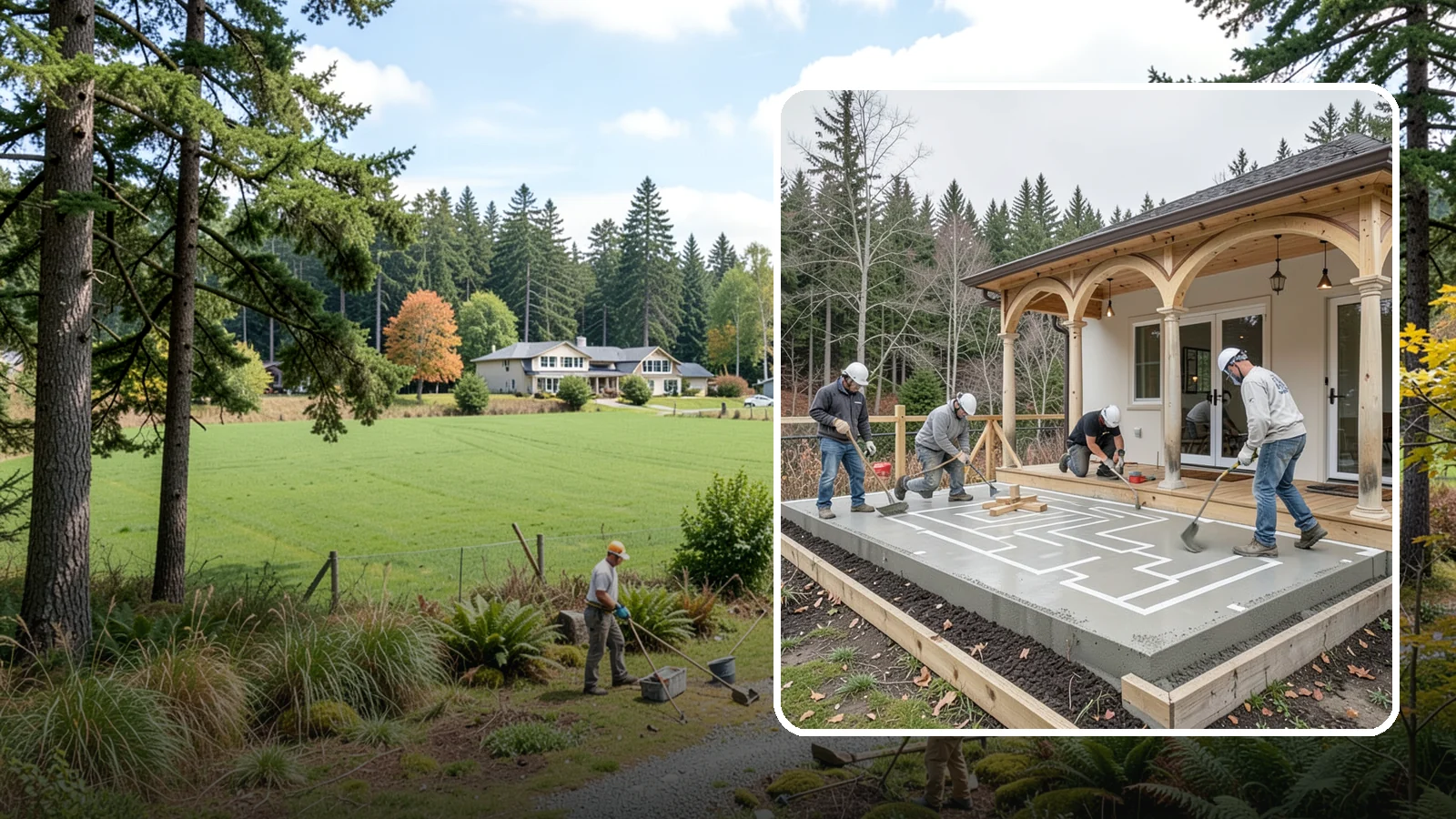 Concrete Patio Installation in Lyman, Skagit County, WA - Concrete patio installation that delivers a durable, low-maintenance foundation for outdoor living.