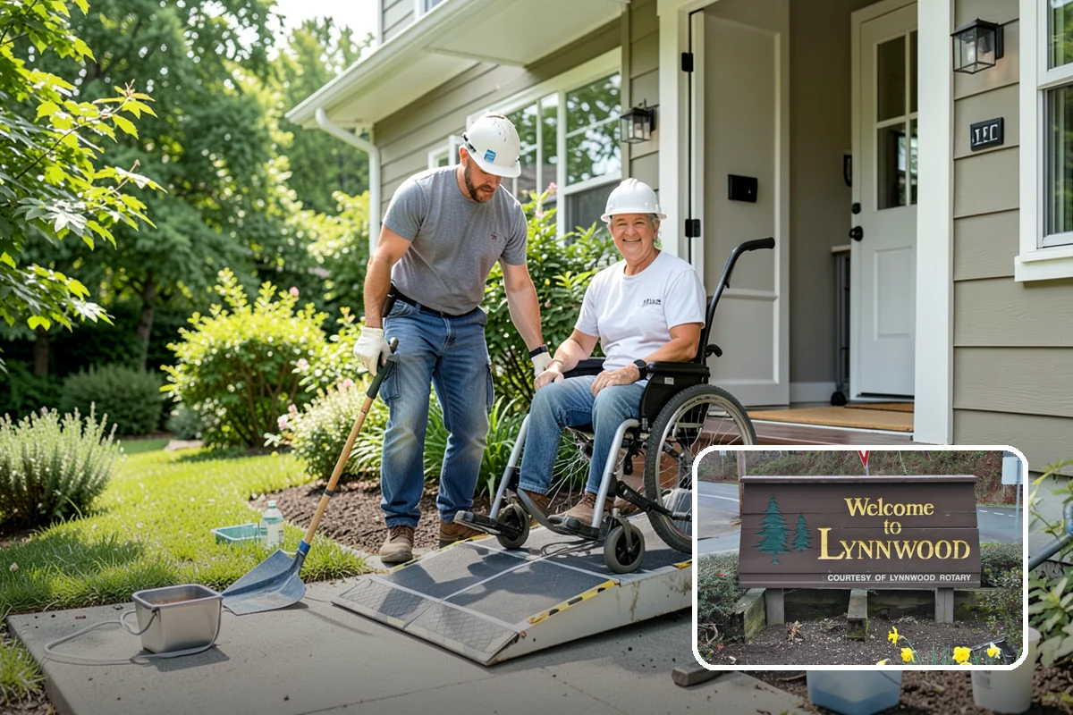 Concrete Patio Installation in Lynnwood, Snohomish County, WA - Durable, long-lasting hardscape surface