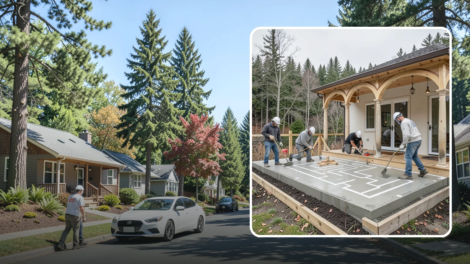 Concrete Patio Installation in Orting, Pierce County, WA - Concrete patio installation that delivers a durable, low-maintenance foundation for outdoor living.