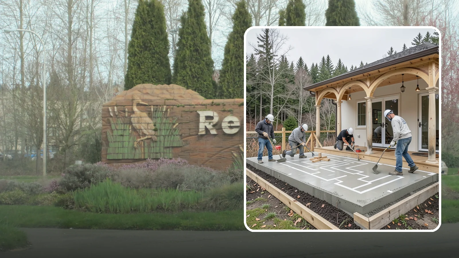 Concrete Patio Installation in Renton, King County, WA - Concrete patio installation that delivers a durable, low-maintenance foundation for outdoor living.