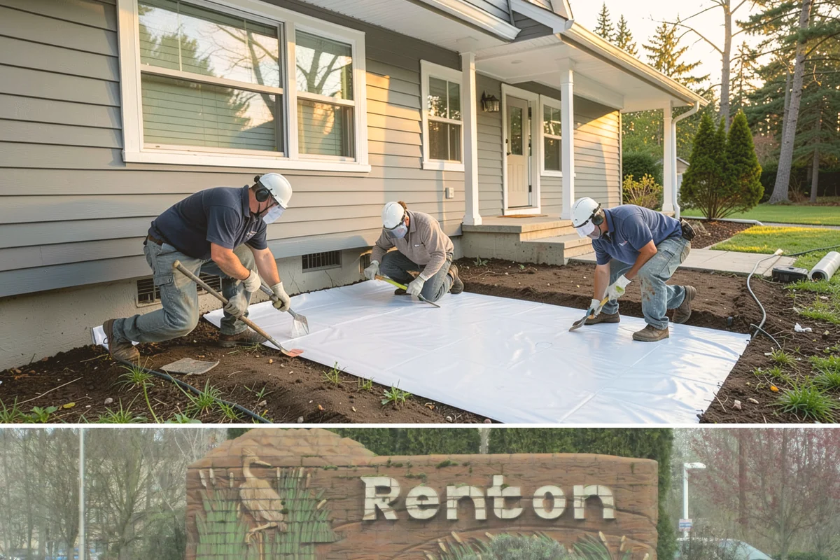 Concrete Patio Installation in Renton, King County, WA - Concrete cures best in the dry, warmer conditions of late spring through early fall when temperatures stay above freezing.