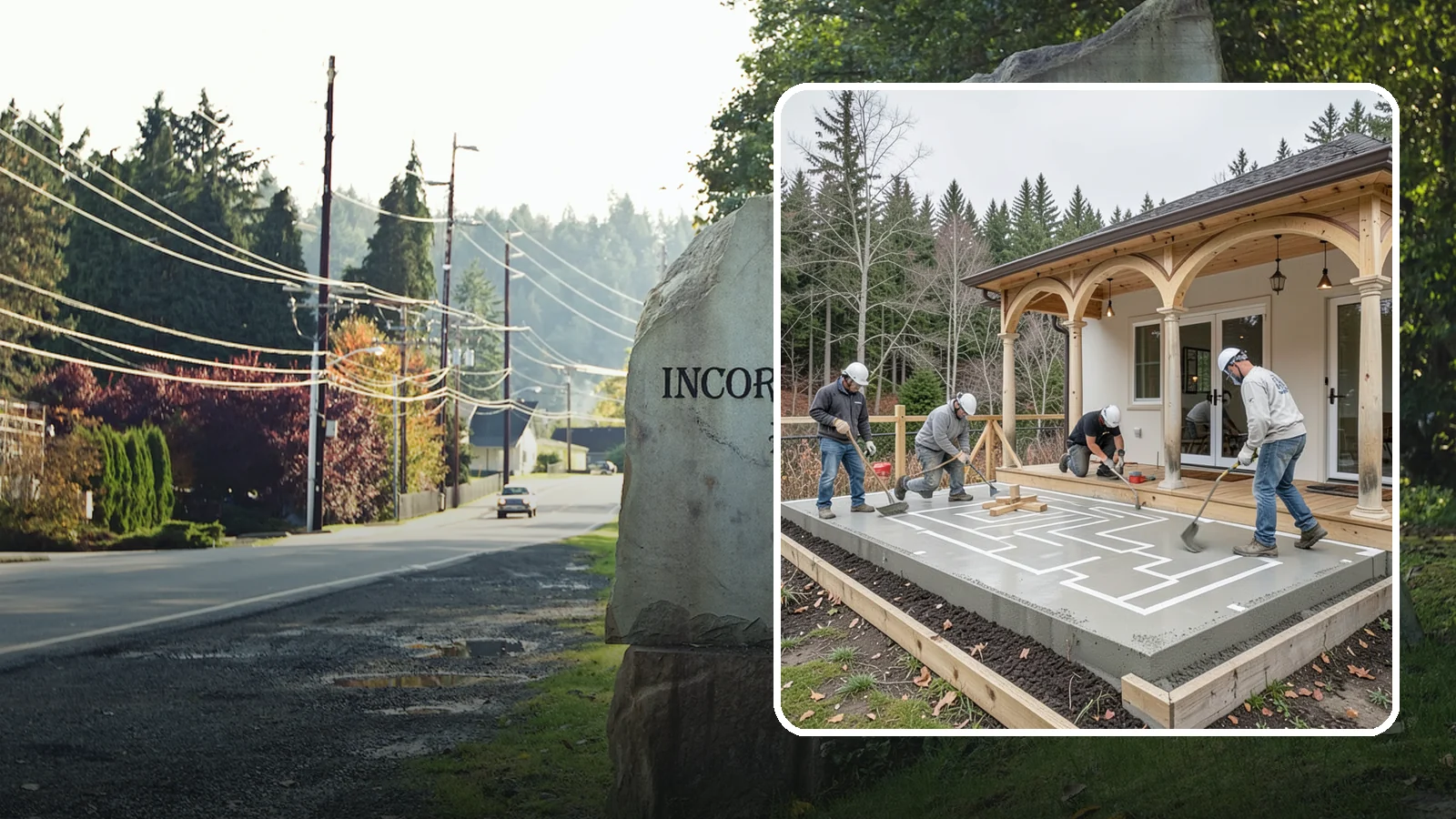 Concrete Patio Installation in Wilkeson, Pierce County, WA - Concrete patio installation that delivers a durable, low-maintenance foundation for outdoor living.