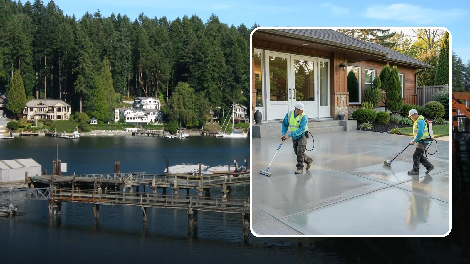 Concrete Polishing in Gig Harbor, Pierce County, WA - Transform bare concrete into a sleek, low-maintenance polished floor that resists moisture and wear.
