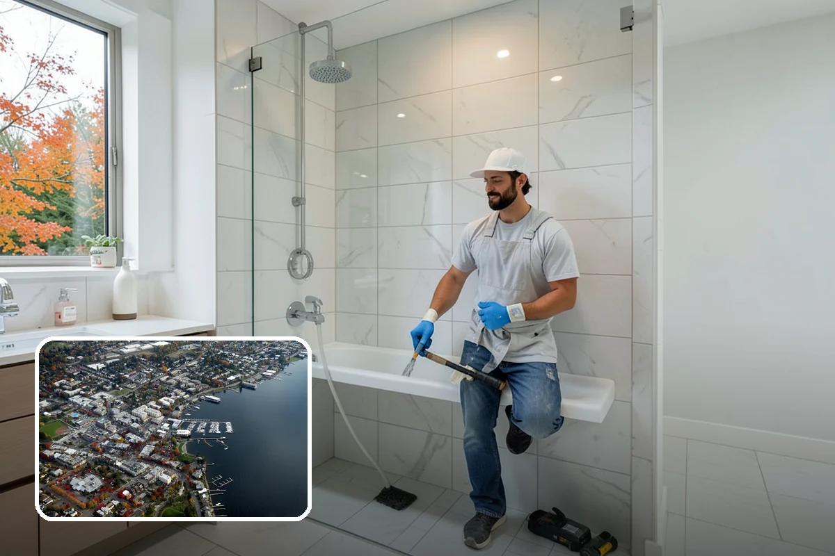 Concrete Polishing in Kirkland, King County, WA - Sleek, light-reflecting finished surface