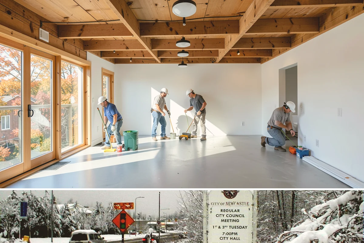 Concrete Polishing in Newcastle, King County, WA - Polishing is an interior process available year-round regardless of the weather outside.