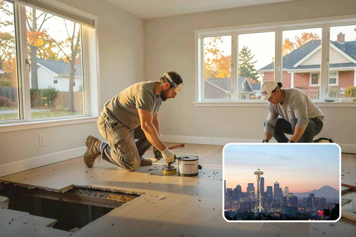Concrete Polishing in Seattle, King County, WA - Sleek, light-reflecting finished surface