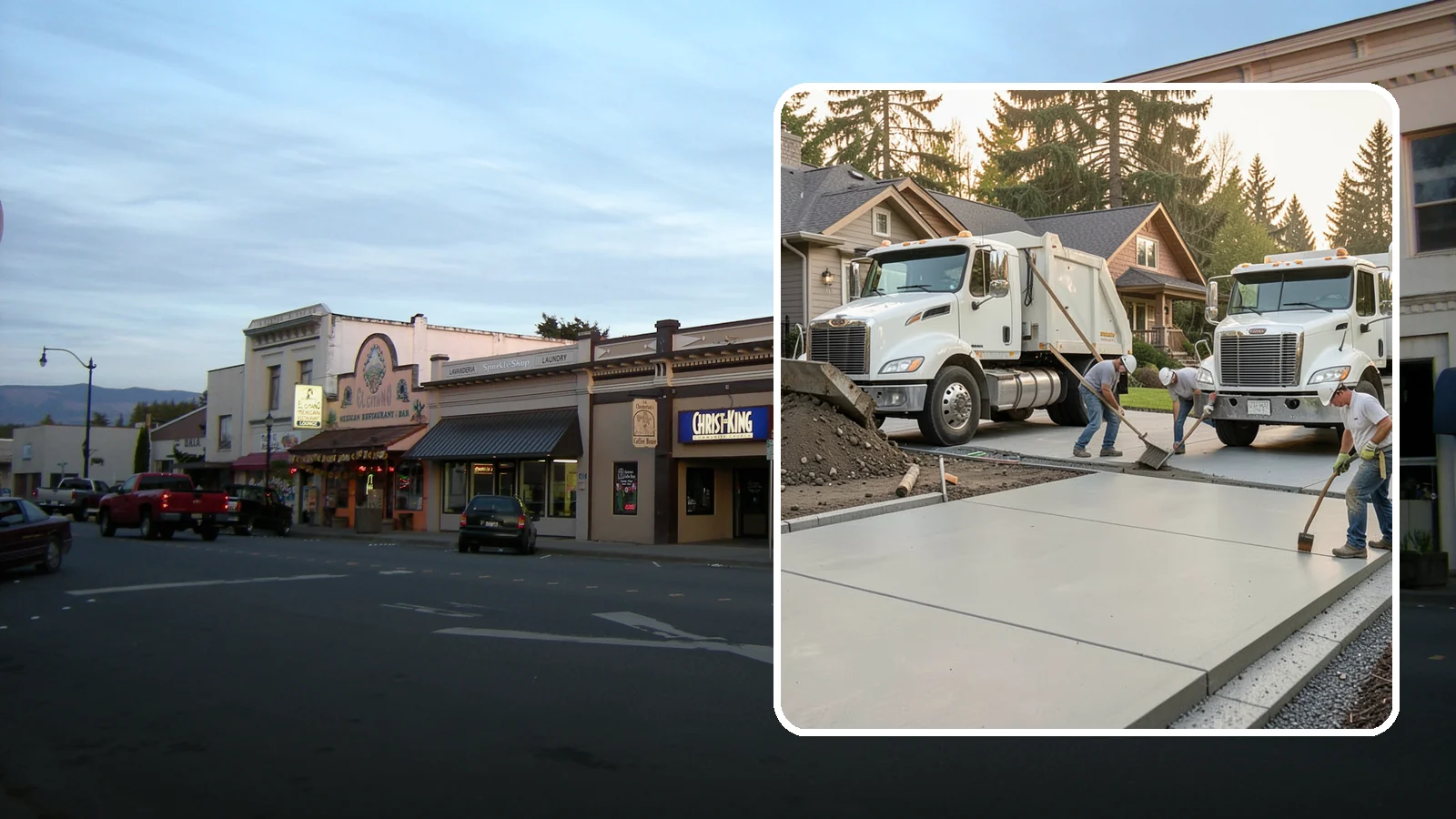 Concrete Removal in Burlington, Skagit County, WA - Safe, thorough demolition and haul-away of old concrete to clear the way for your next project.