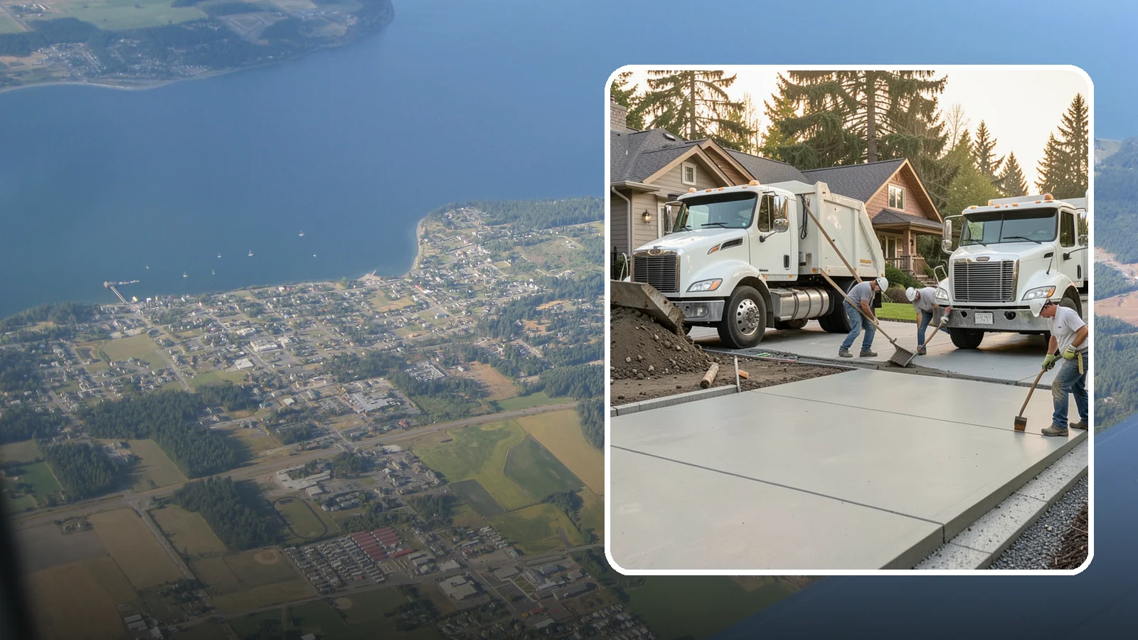 Concrete Removal in Coupeville, Island County, WA - Safe, thorough demolition and haul-away of old concrete to clear the way for your next project.