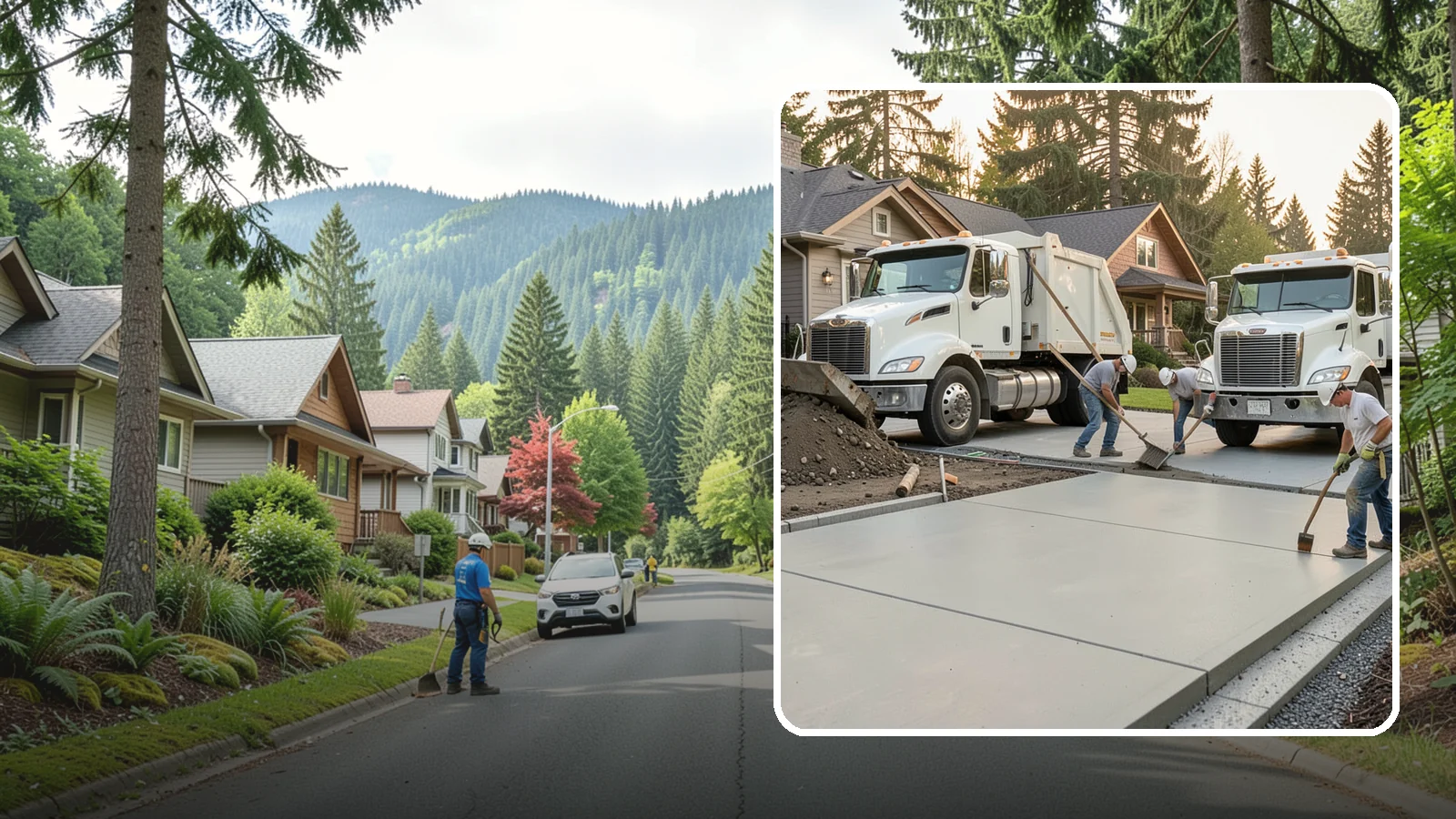 Concrete Removal in Darrington, Snohomish County, WA - Safe, thorough demolition and haul-away of old concrete to clear the way for your next project.