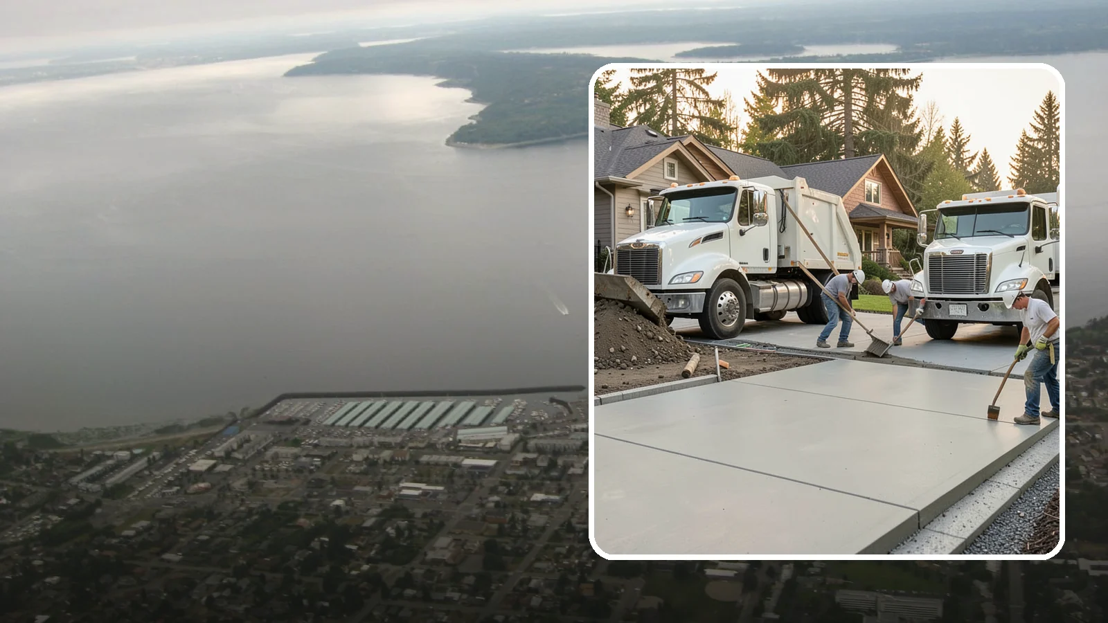 Concrete Removal in Des Moines, King County, WA - Safe, thorough demolition and haul-away of old concrete to clear the way for your next project.