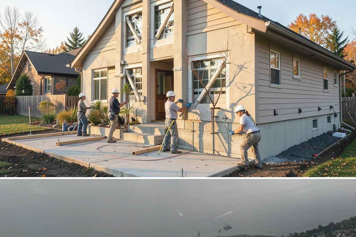 Concrete Removal in Des Moines, King County, WA - Removal can be done in any season, though drier ground makes equipment access and hauling easier.