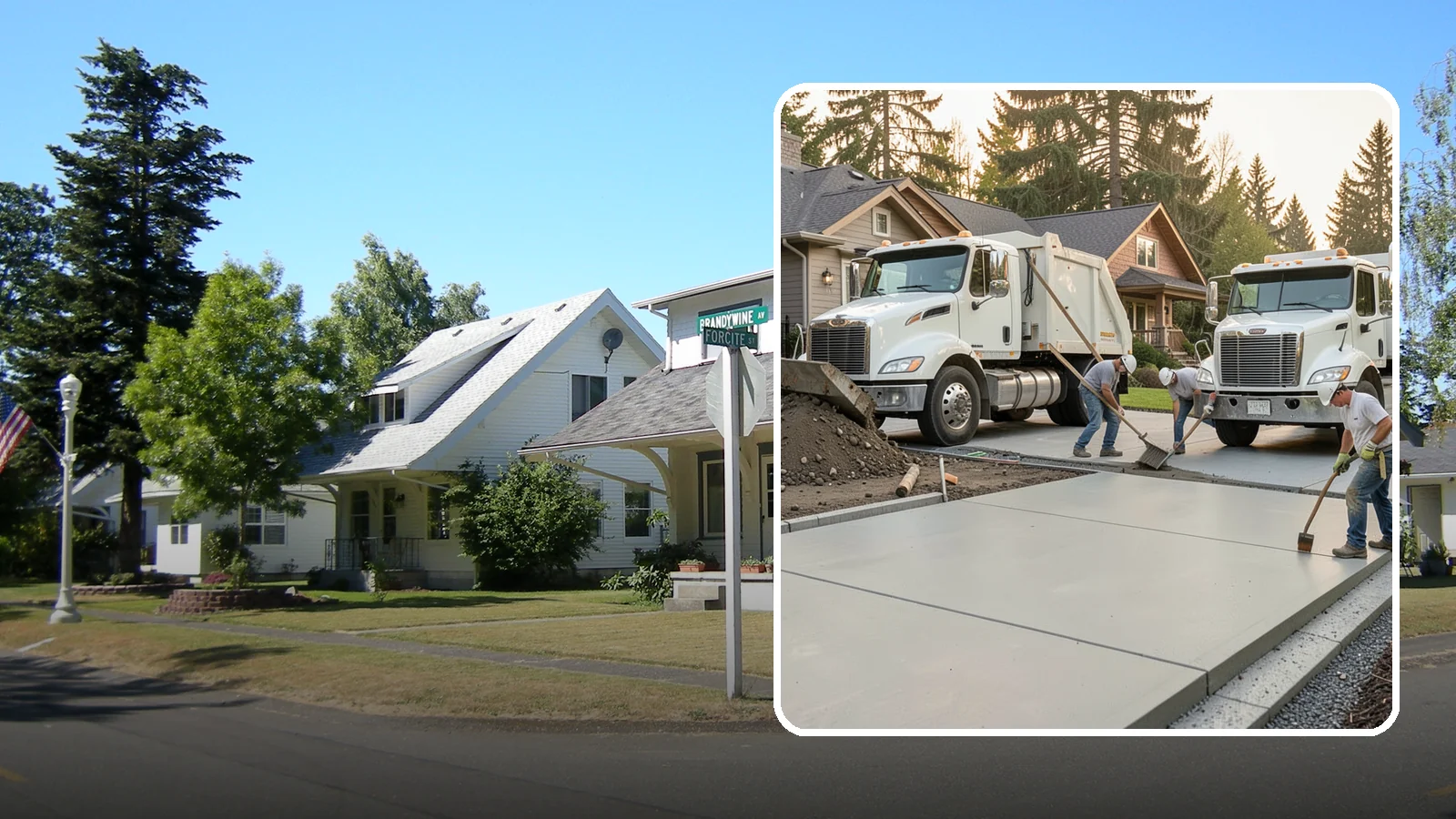 Concrete Removal in DuPont, Pierce County, WA - Safe, thorough demolition and haul-away of old concrete to clear the way for your next project.