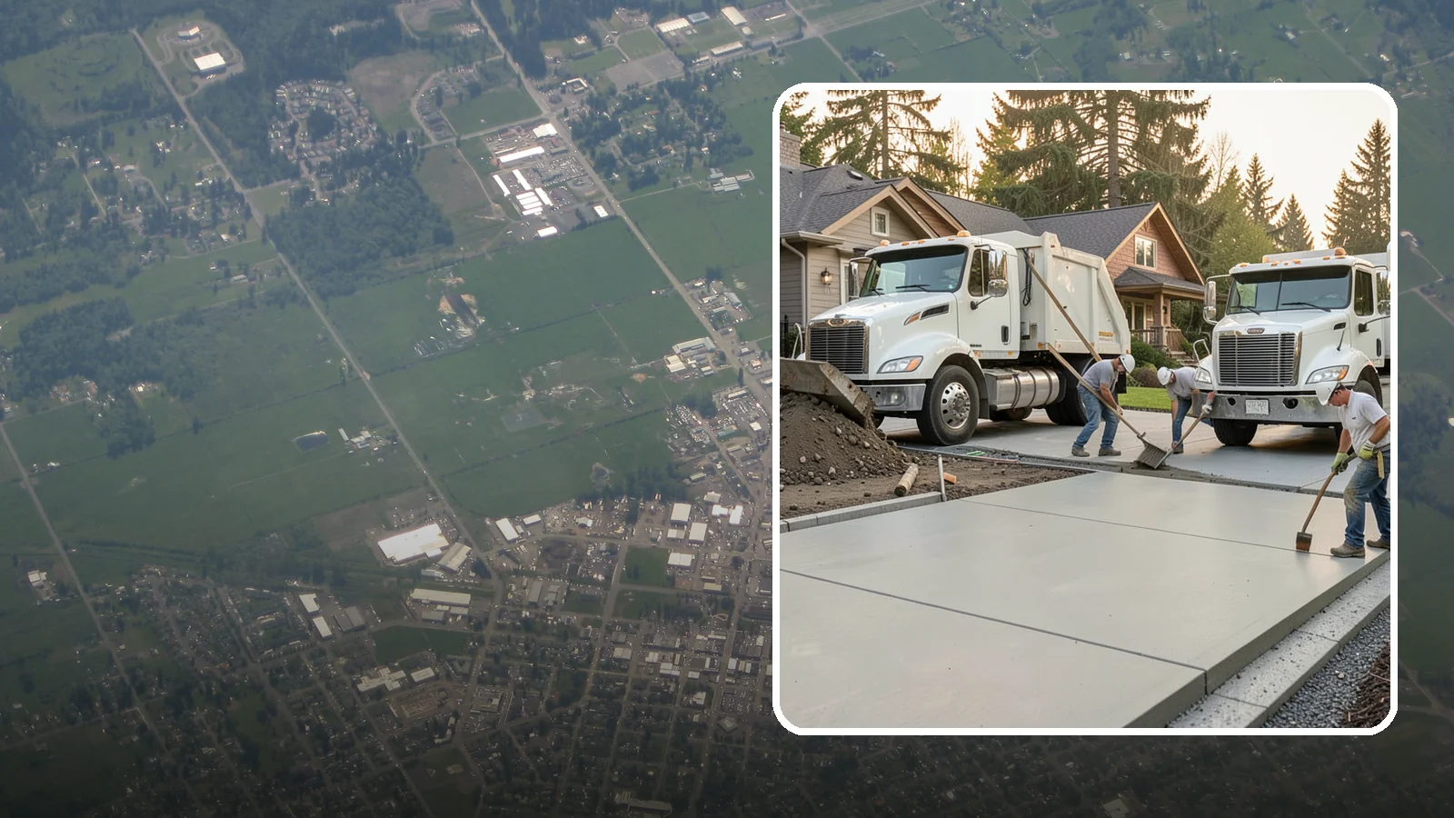Concrete Removal in Enumclaw, King County, WA - Safe, thorough demolition and haul-away of old concrete to clear the way for your next project.