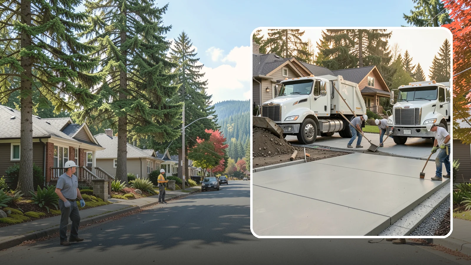 Concrete Removal in Hunts Point, King County, WA - Safe, thorough demolition and haul-away of old concrete to clear the way for your next project.