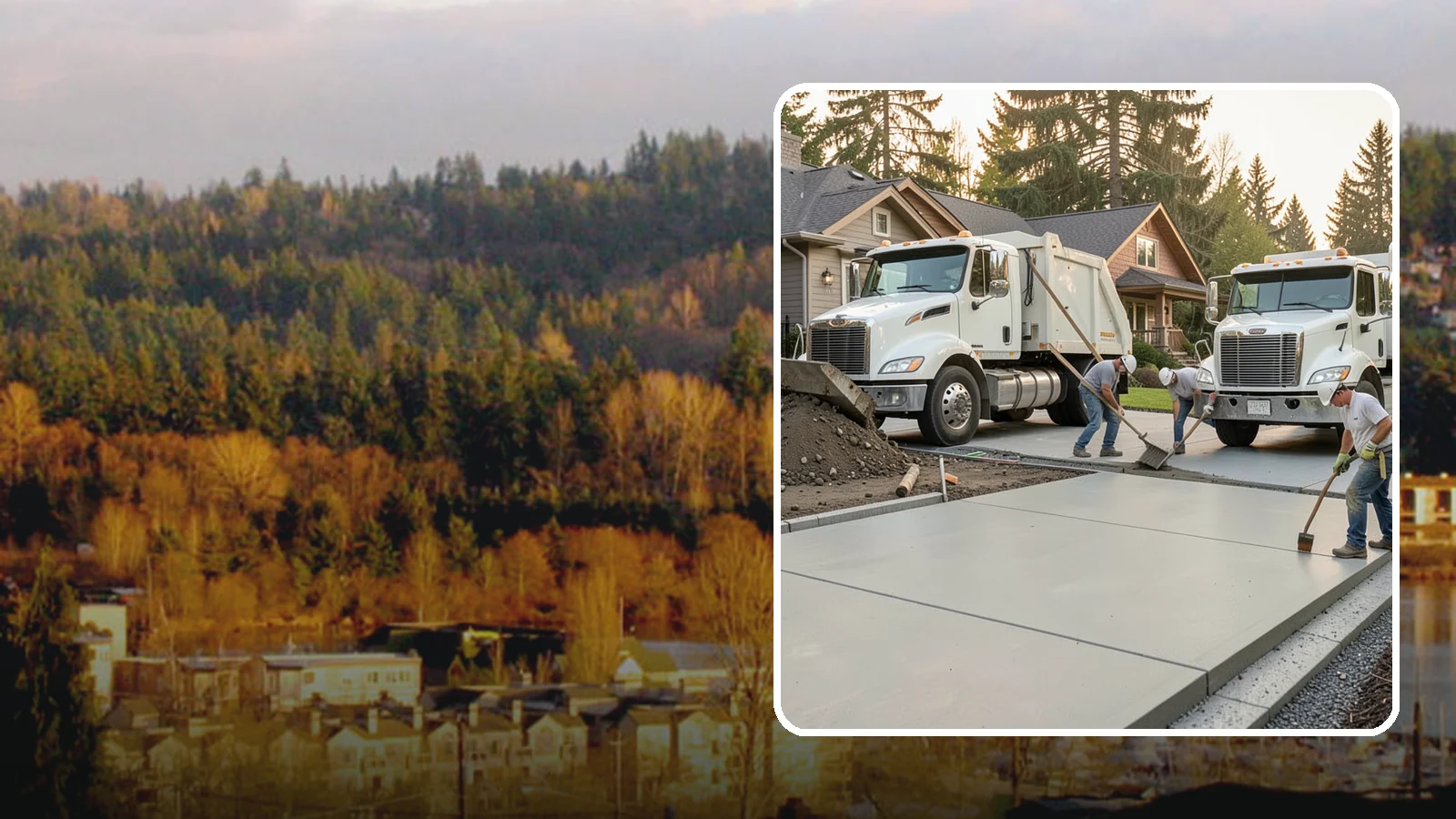 Concrete Removal in Kenmore, King County, WA - Safe, thorough demolition and haul-away of old concrete to clear the way for your next project.