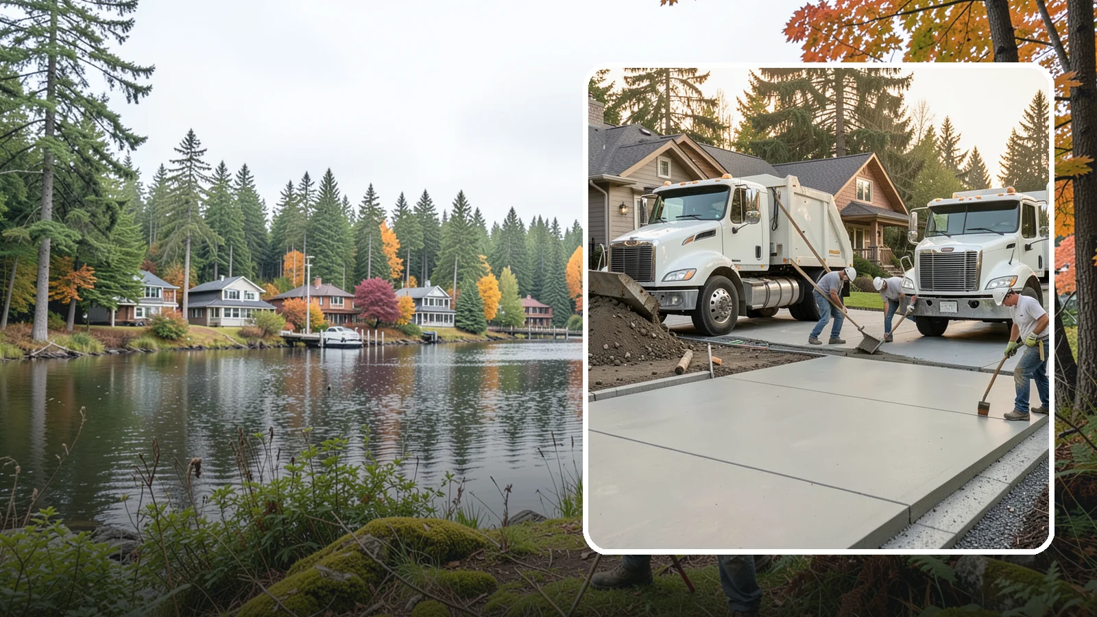 Concrete Removal in La Conner, Skagit County, WA - Safe, thorough demolition and haul-away of old concrete to clear the way for your next project.