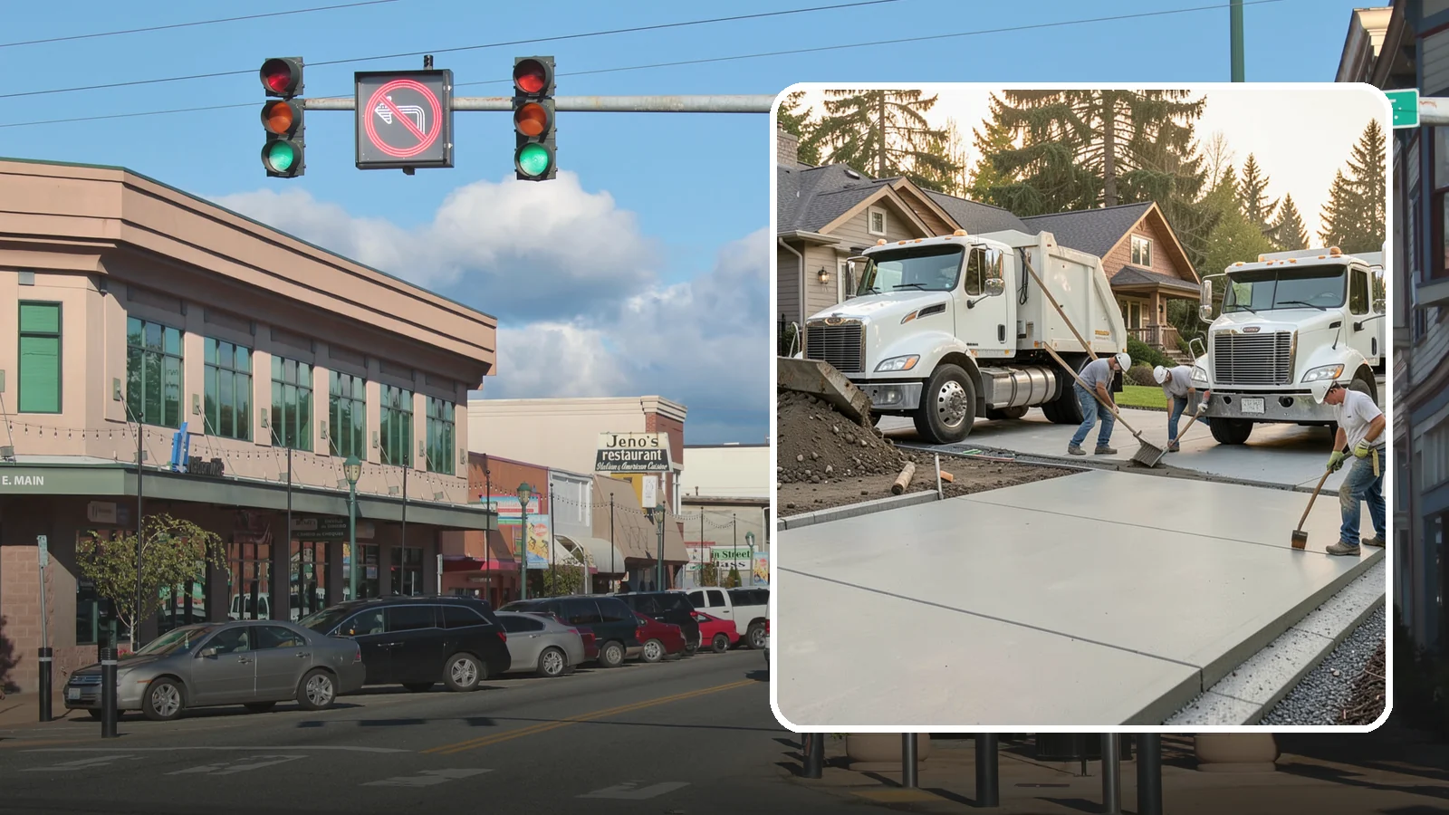 Concrete Removal in Monroe, Snohomish County, WA - Safe, thorough demolition and haul-away of old concrete to clear the way for your next project.