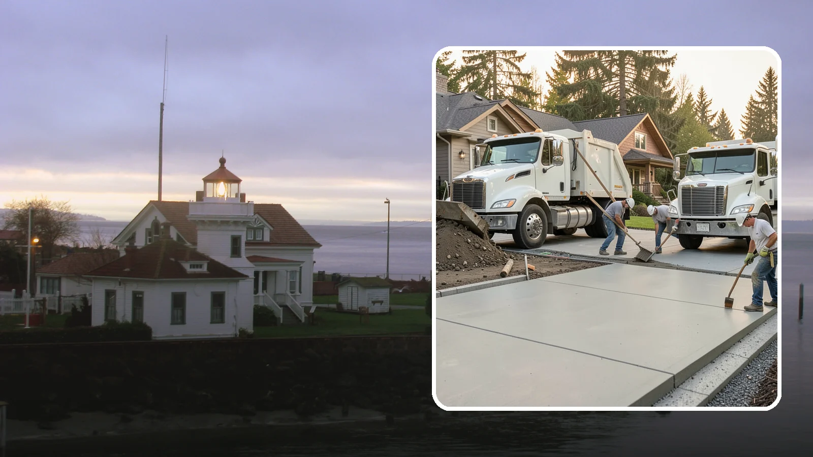 Concrete Removal in Mukilteo, Snohomish County, WA - Safe, thorough demolition and haul-away of old concrete to clear the way for your next project.