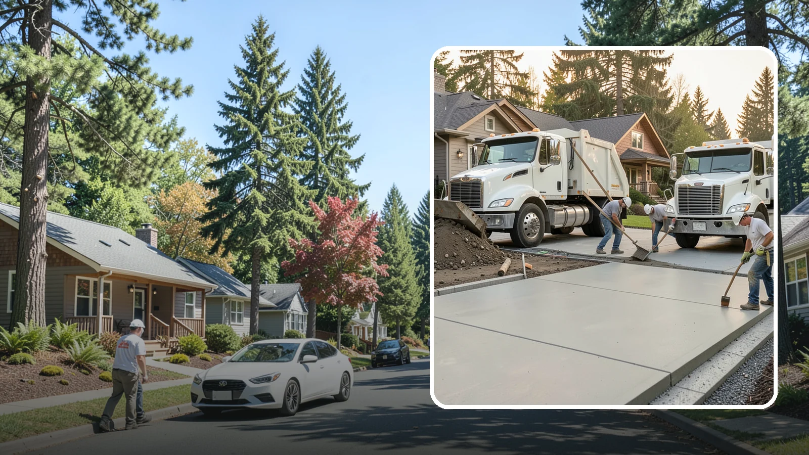 Concrete Removal in Orting, Pierce County, WA - Safe, thorough demolition and haul-away of old concrete to clear the way for your next project.