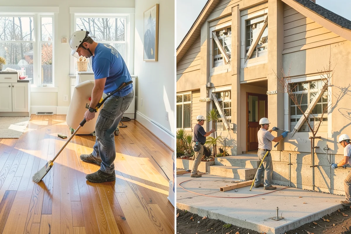 Concrete Removal in Orting, Pierce County, WA - Assess the concrete and site access