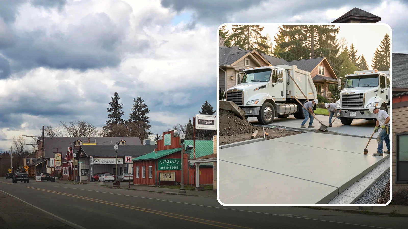 Concrete Removal in Roy, Pierce County, WA - Safe, thorough demolition and haul-away of old concrete to clear the way for your next project.