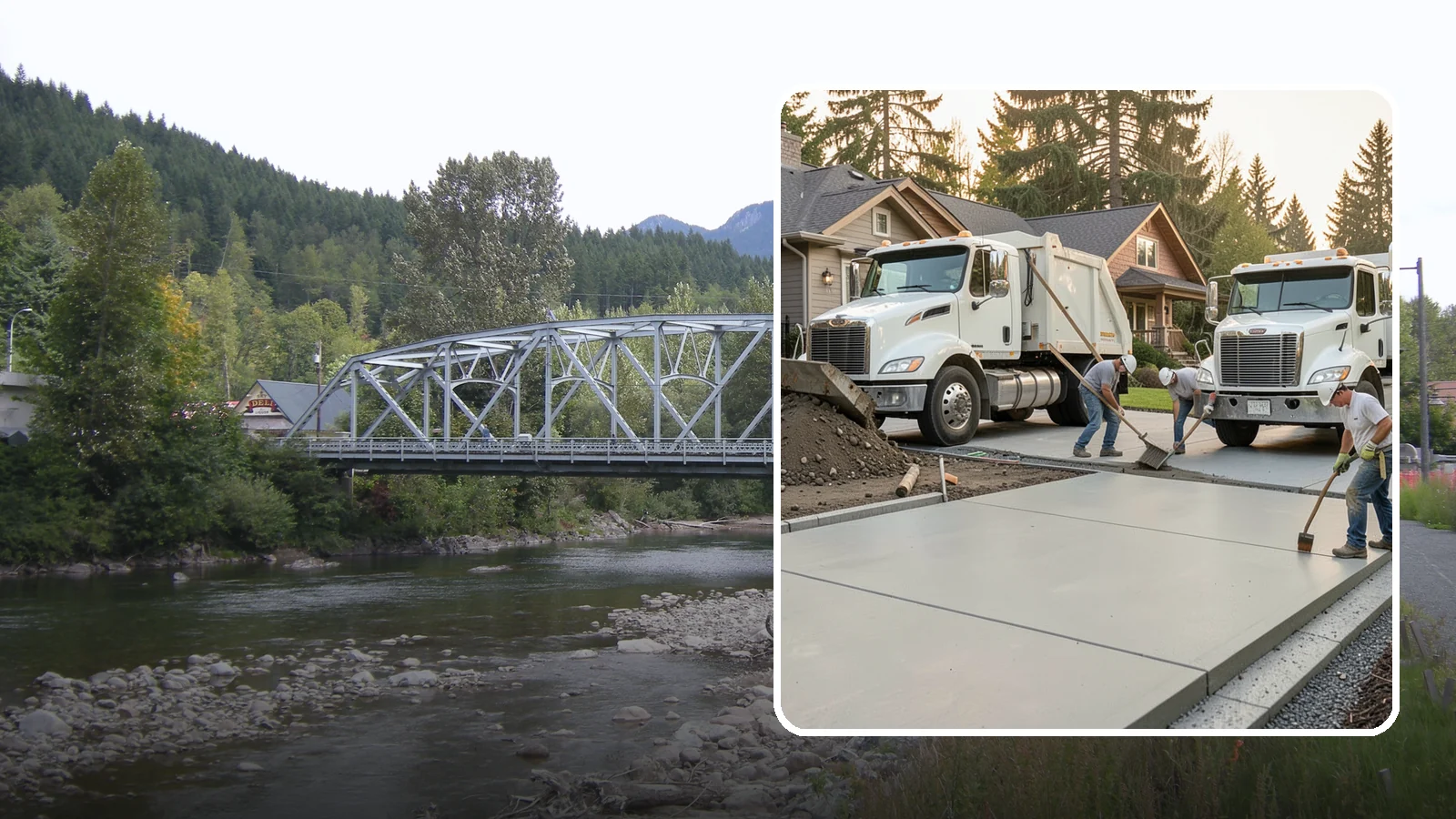 Concrete Removal in Skykomish, King County, WA - Safe, thorough demolition and haul-away of old concrete to clear the way for your next project.