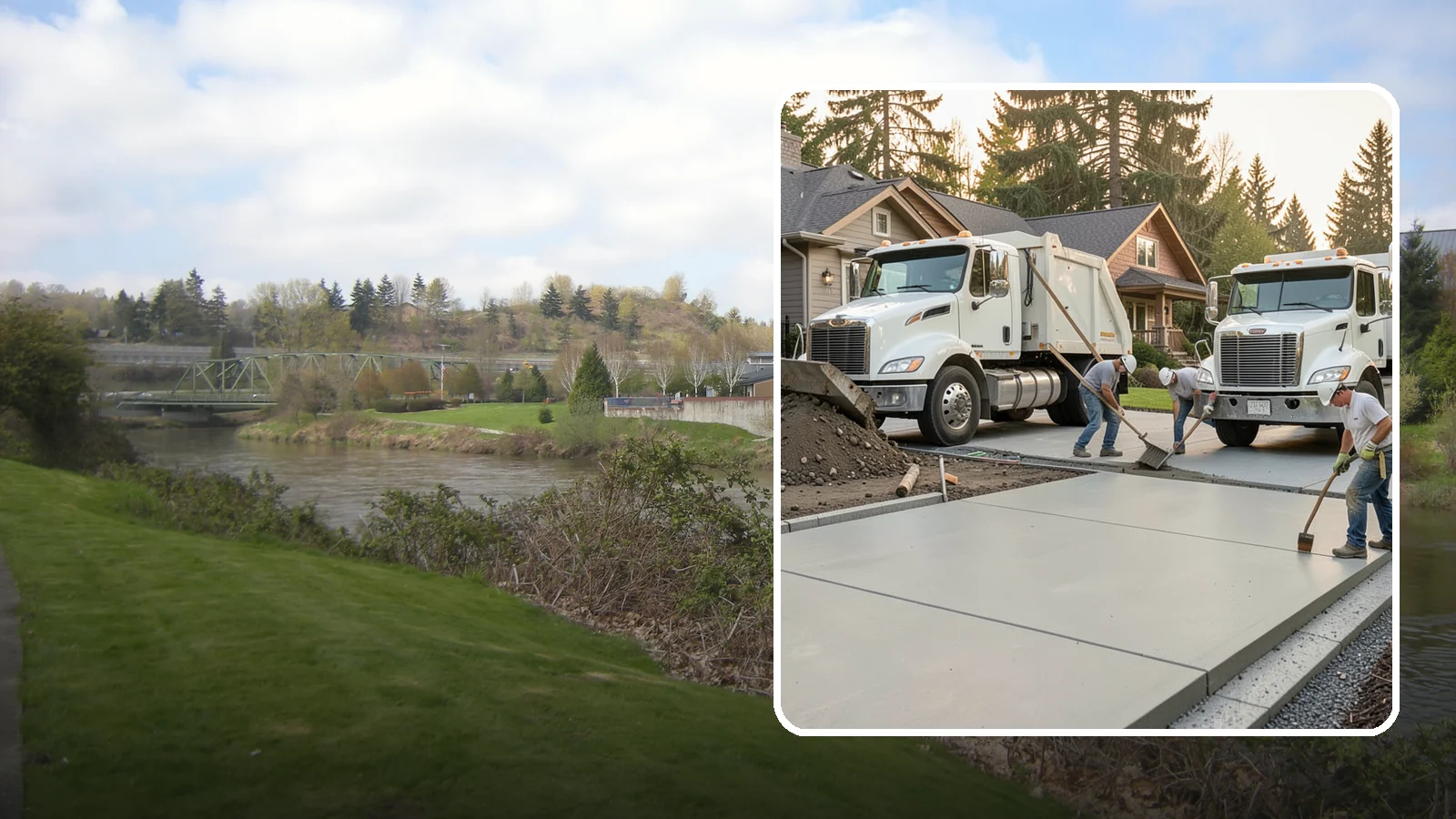 Concrete Removal in Tukwila, King County, WA - Safe, thorough demolition and haul-away of old concrete to clear the way for your next project.