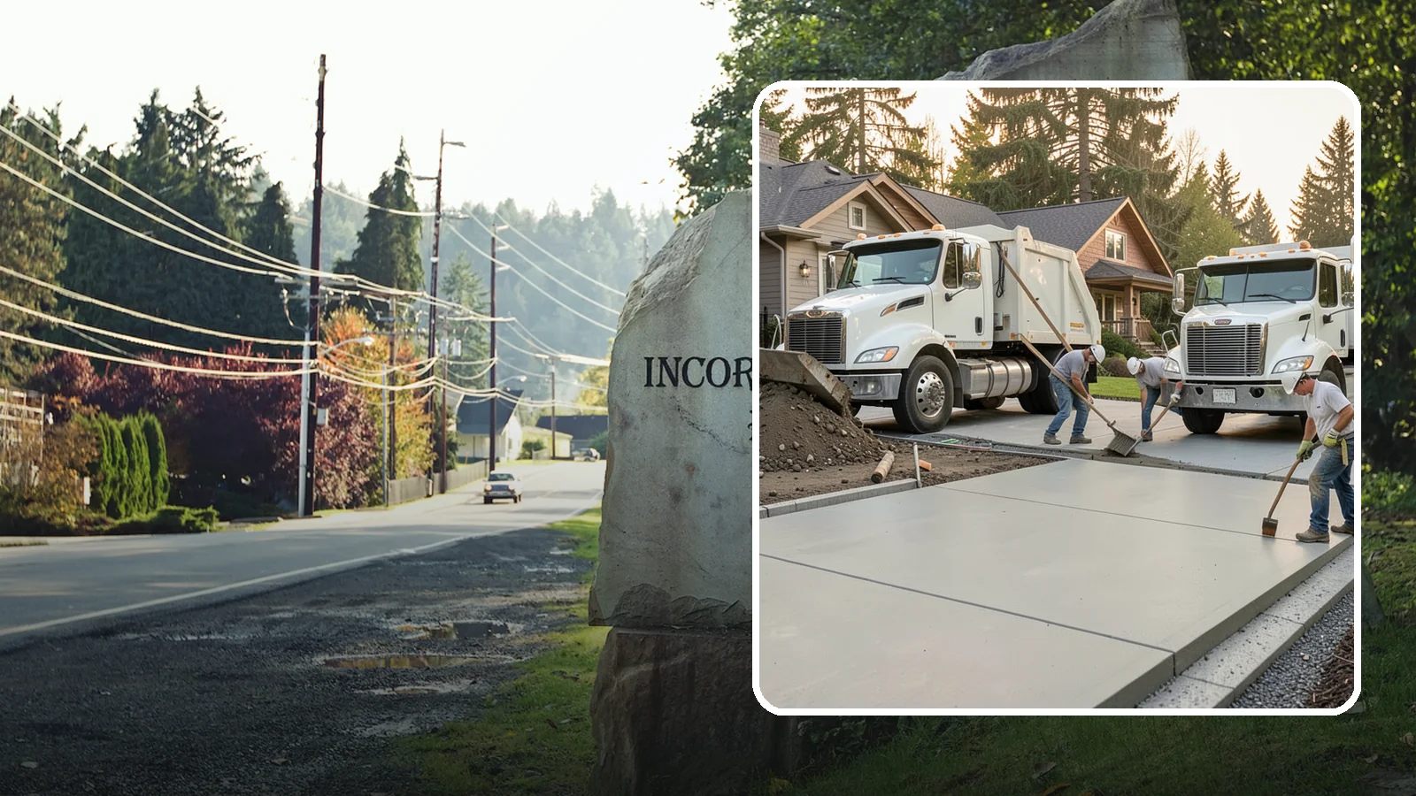 Concrete Removal in Wilkeson, Pierce County, WA - Safe, thorough demolition and haul-away of old concrete to clear the way for your next project.