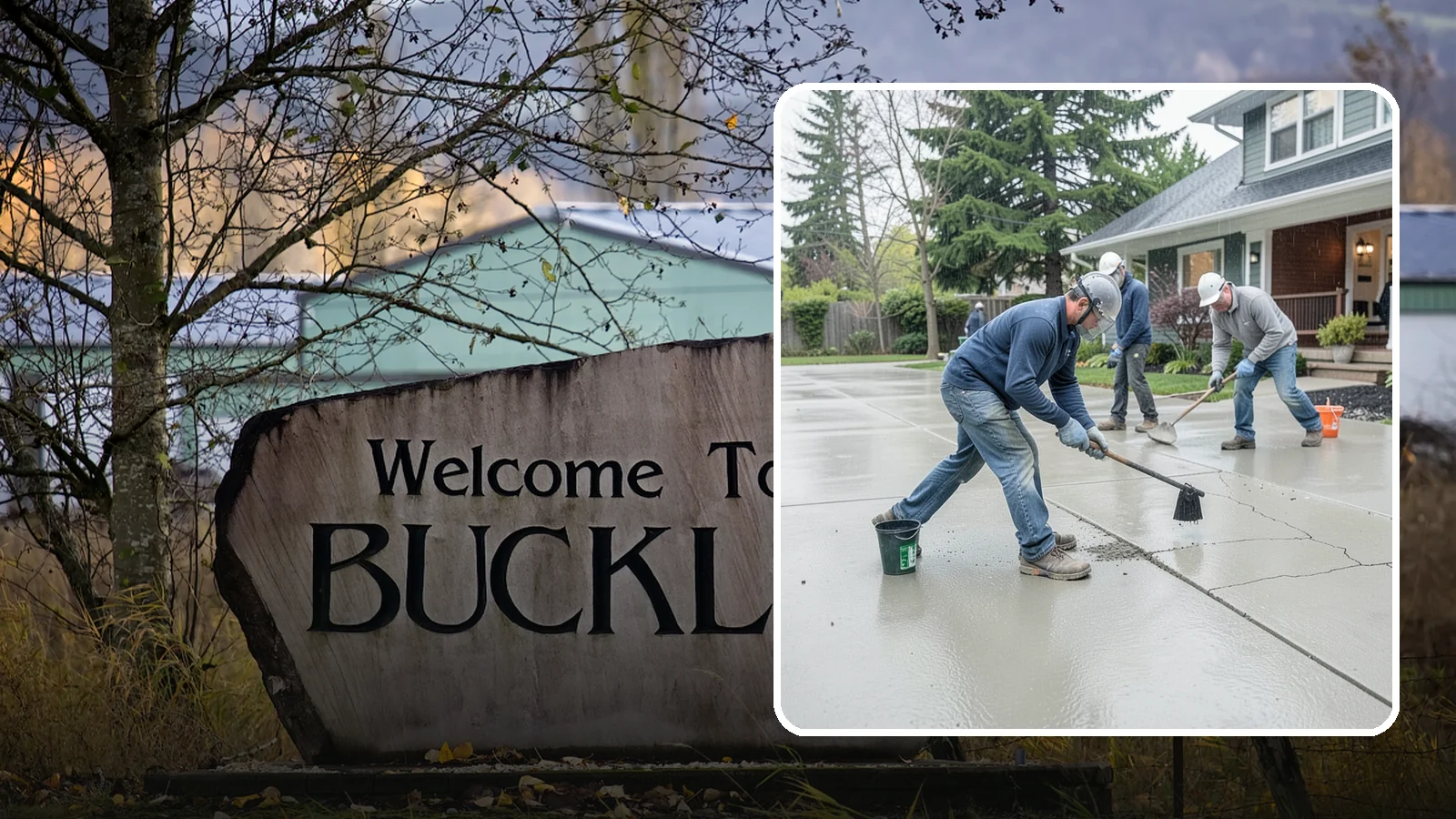 Concrete Repair in Buckley, Pierce County, WA - Restore cracked, spalled, or settling concrete before Puget Sound moisture turns small flaws into costly failures.