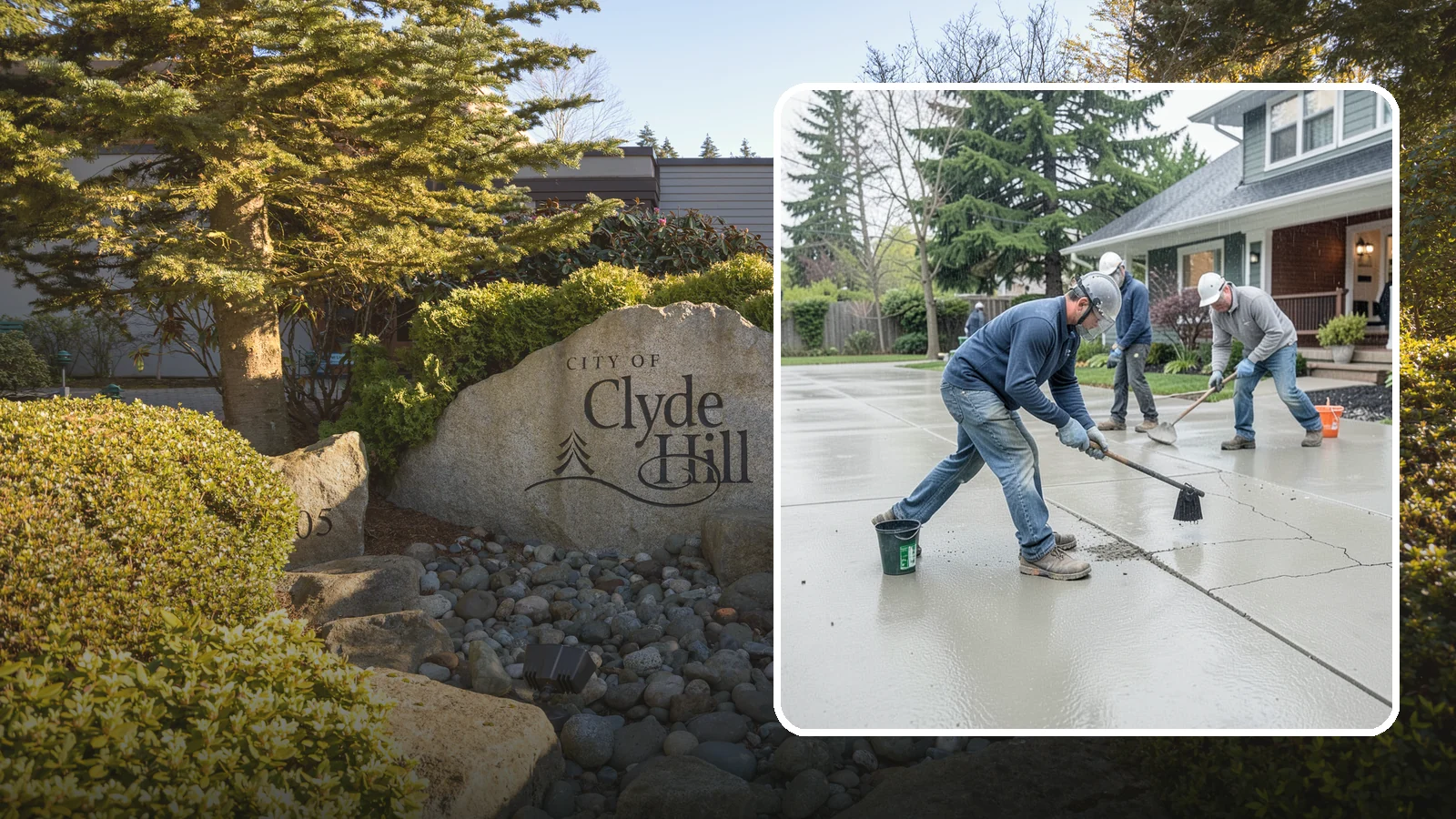 Concrete Repair in Clyde Hill, King County, WA - Restore cracked, spalled, or settling concrete before Puget Sound moisture turns small flaws into costly failures.