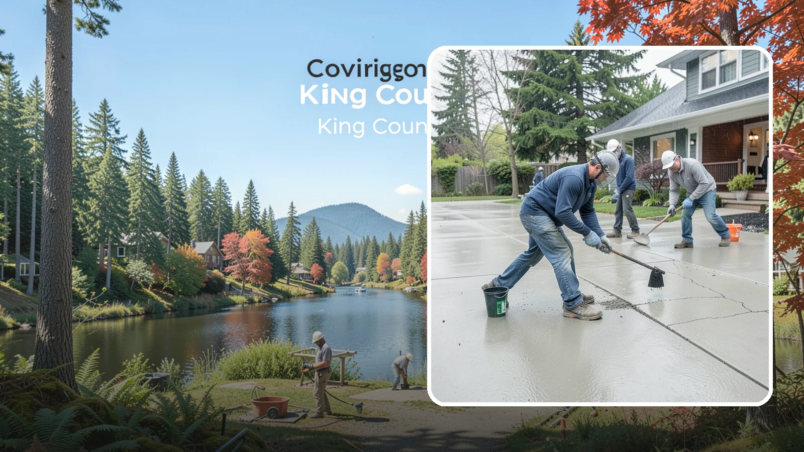 Concrete Repair in Covington, King County, WA - Restore cracked, spalled, or settling concrete before Puget Sound moisture turns small flaws into costly failures.