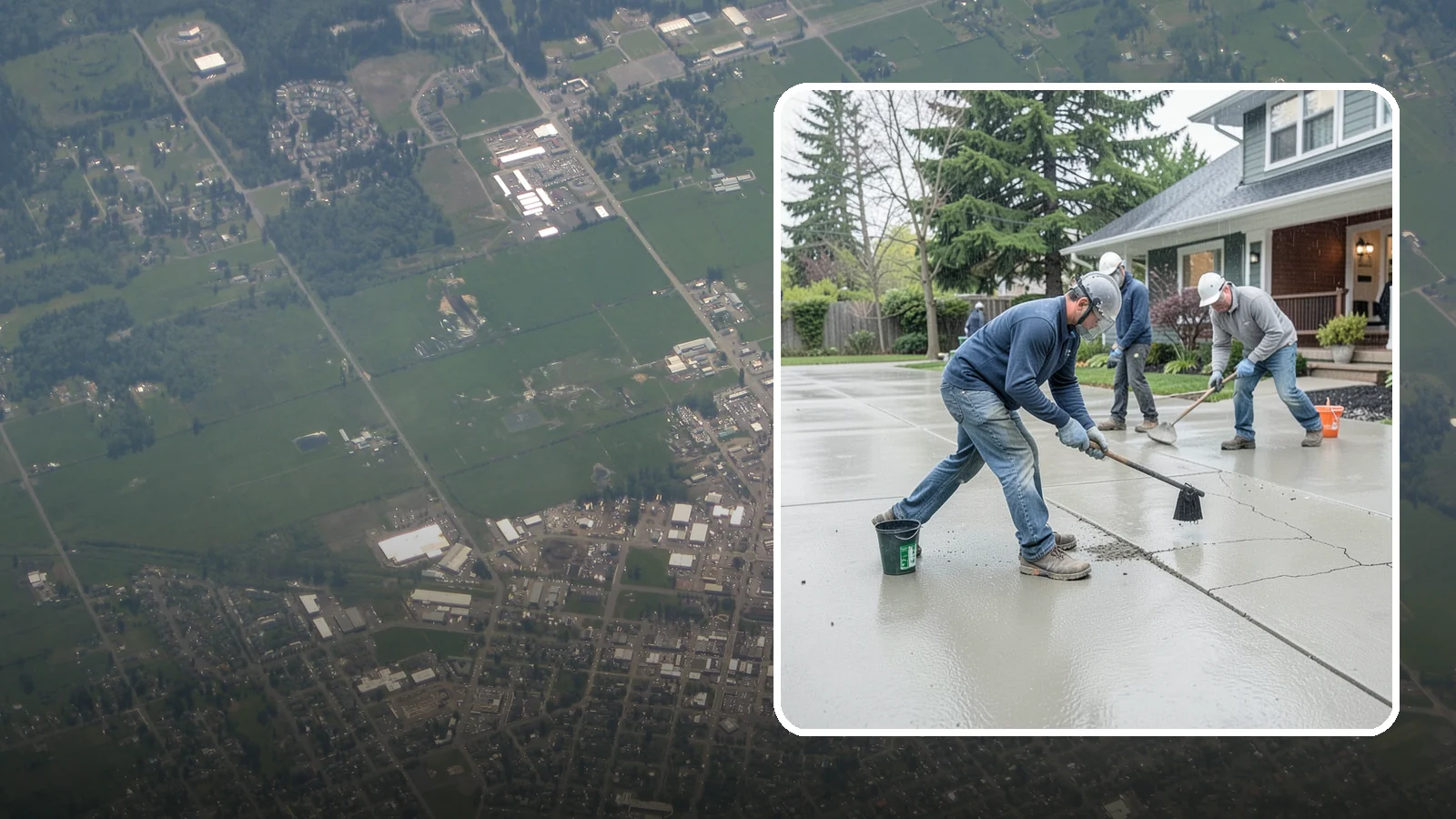 Concrete Repair in Enumclaw, King County, WA - Restore cracked, spalled, or settling concrete before Puget Sound moisture turns small flaws into costly failures.