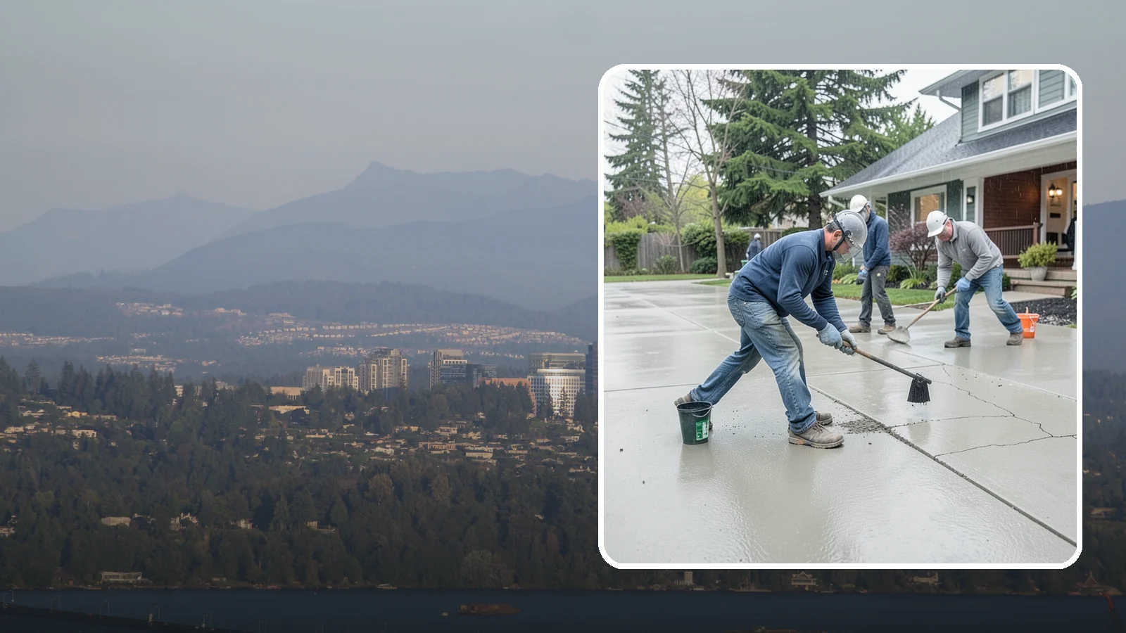 Concrete Repair in Medina, King County, WA - Restore cracked, spalled, or settling concrete before Puget Sound moisture turns small flaws into costly failures.