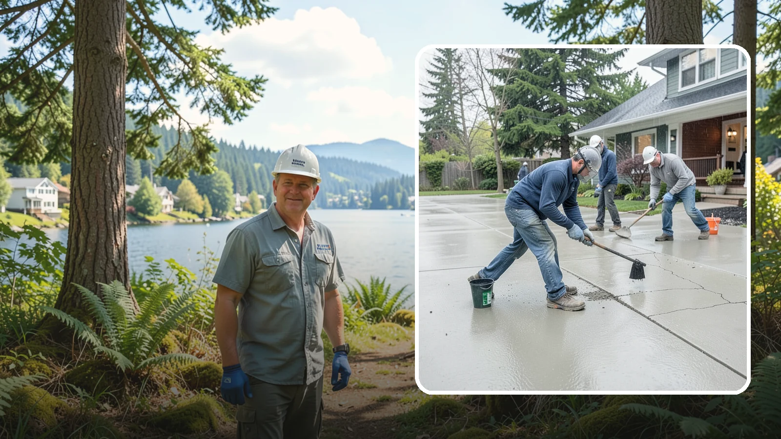 Concrete Repair in Milton, King County, WA - Restore cracked, spalled, or settling concrete before Puget Sound moisture turns small flaws into costly failures.