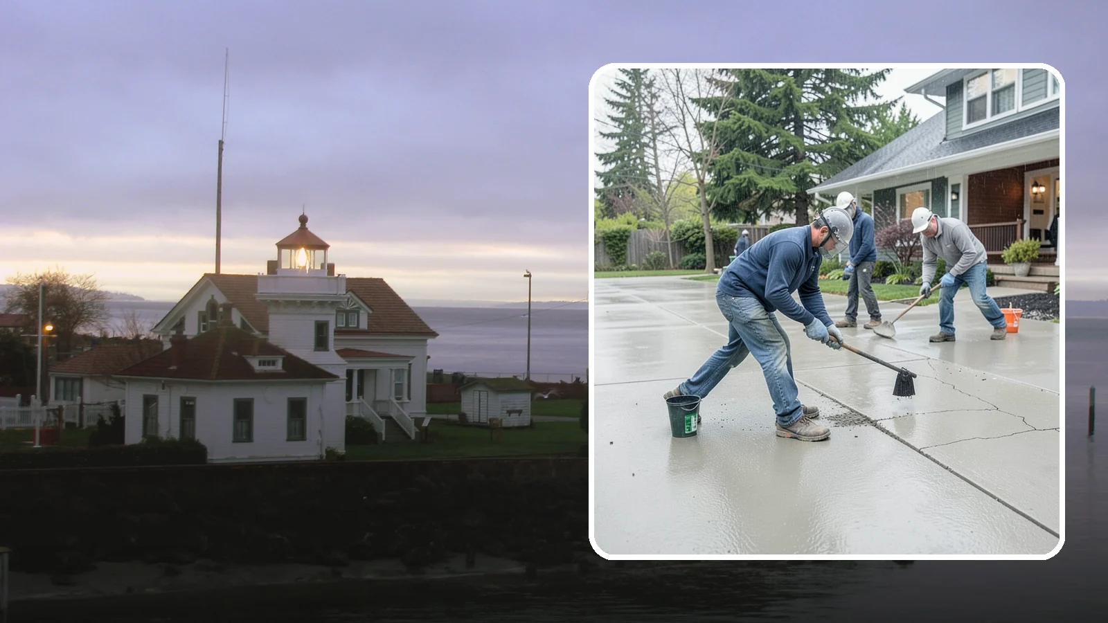 Concrete Repair in Mukilteo, Snohomish County, WA - Restore cracked, spalled, or settling concrete before Puget Sound moisture turns small flaws into costly failures.